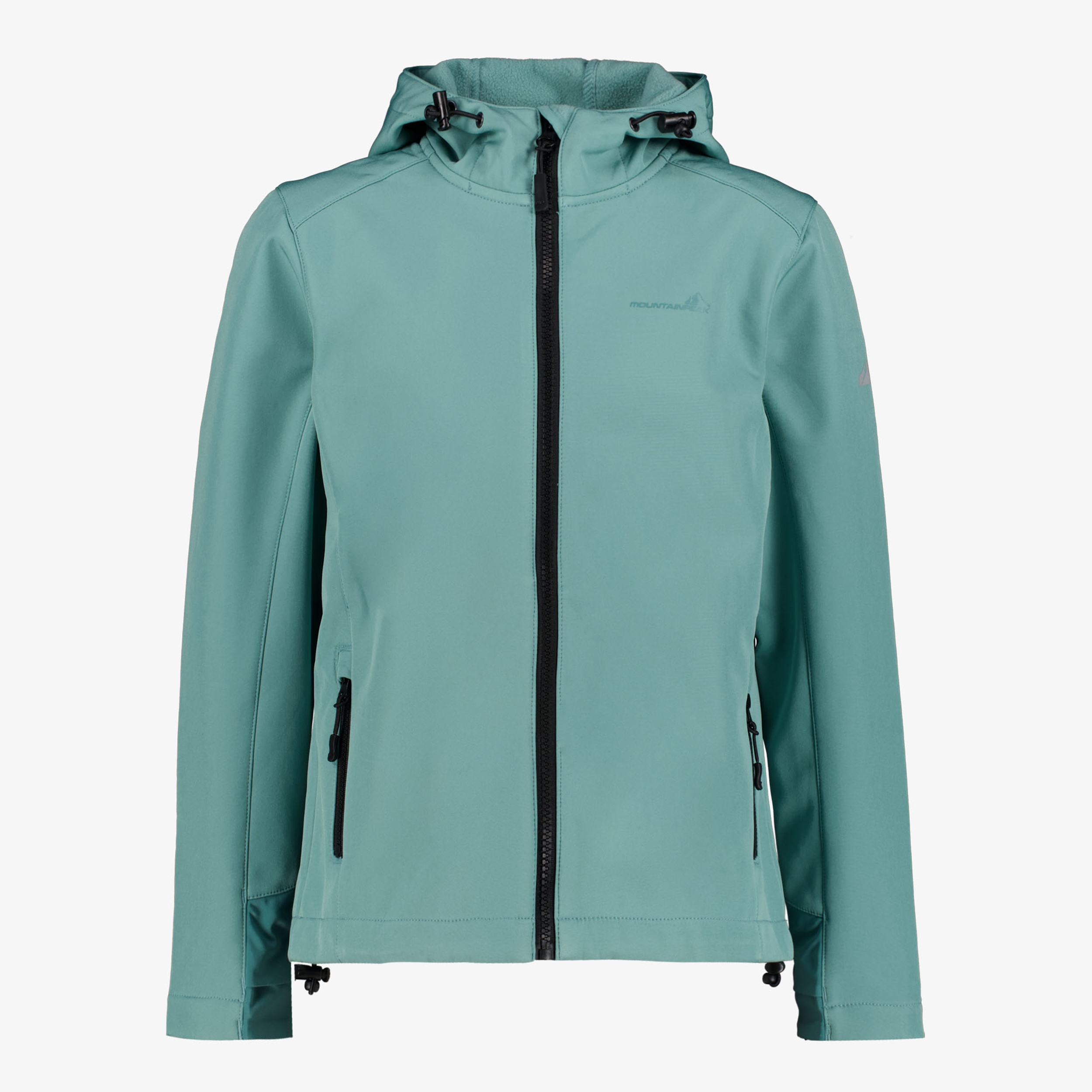 Mountain Peak kinder softshell jas groen