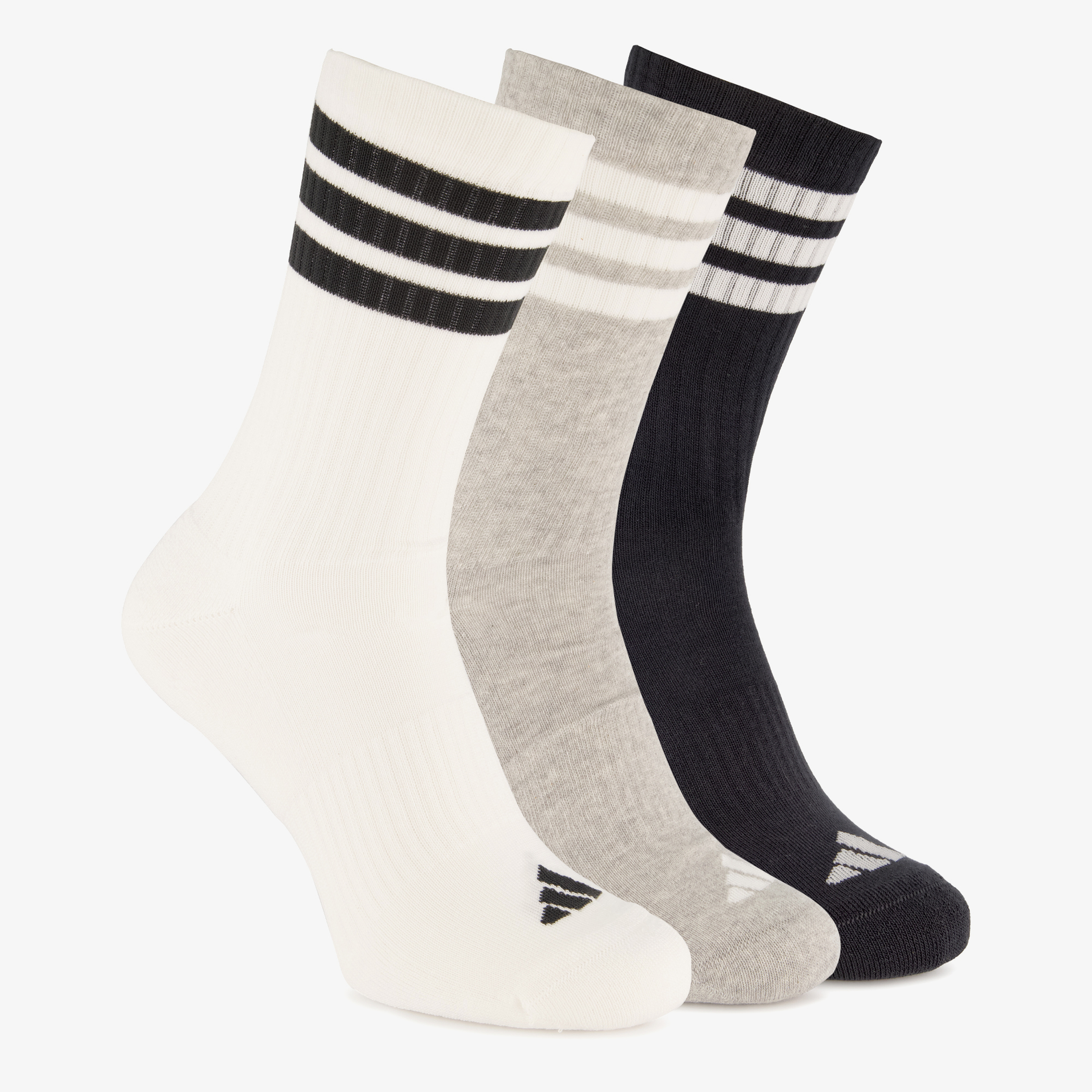 3 paar Adidas 3-Stripes crew sokken 3 paar Adidas 3-Stripes crew sokken