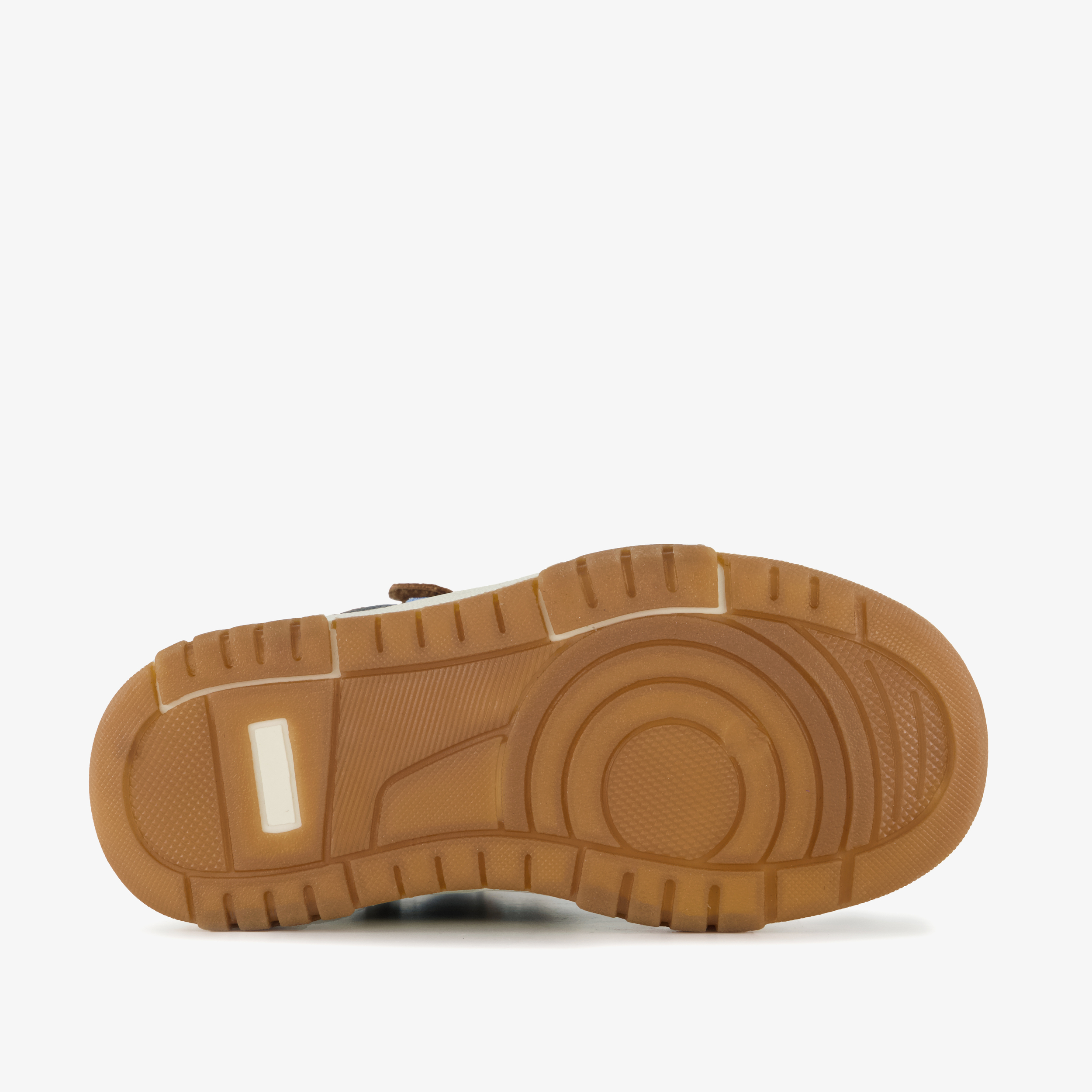 Blue Box hoge jongens sneakers bruin blauw – foto 3