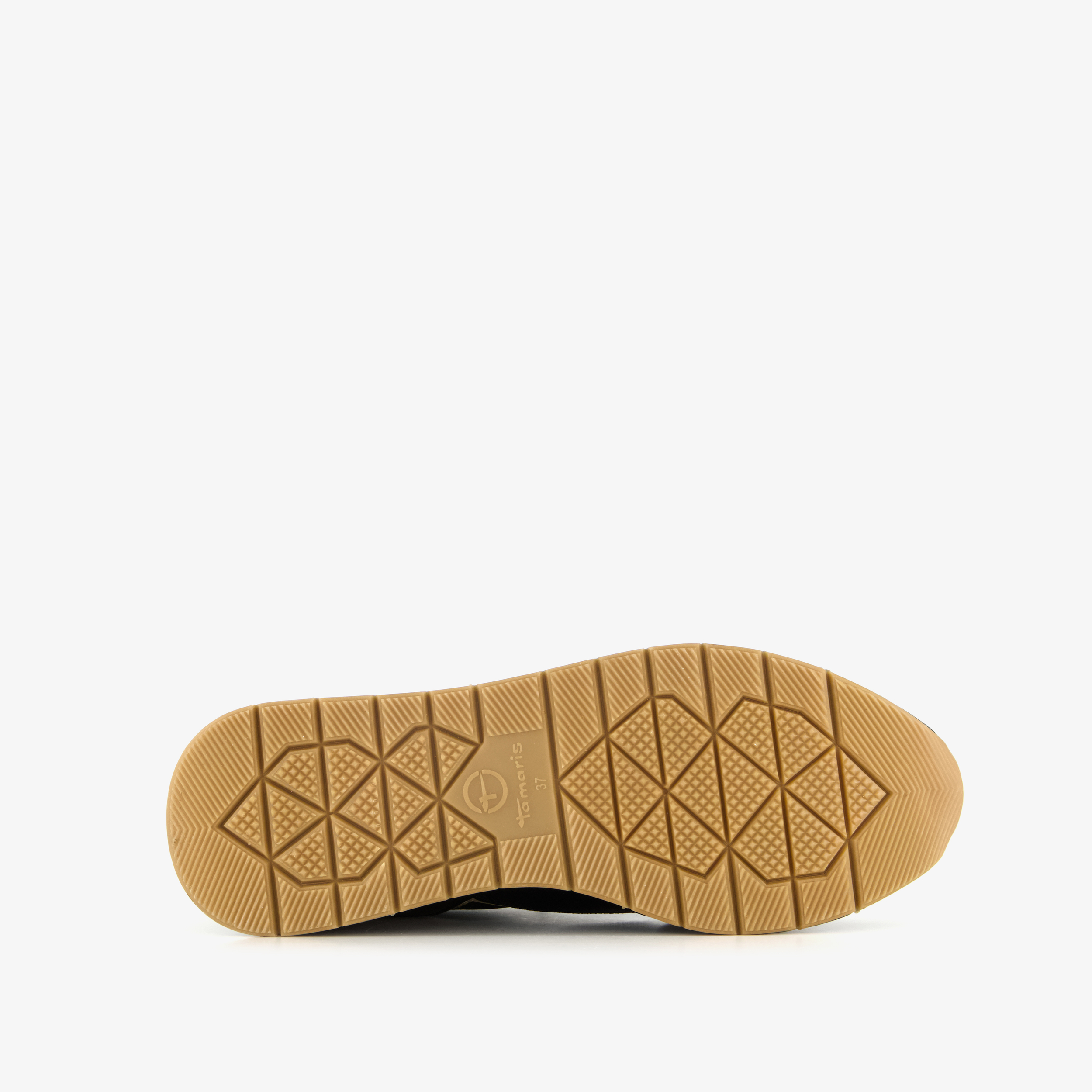 Tamaris dames sneakers zwart goud – foto 3