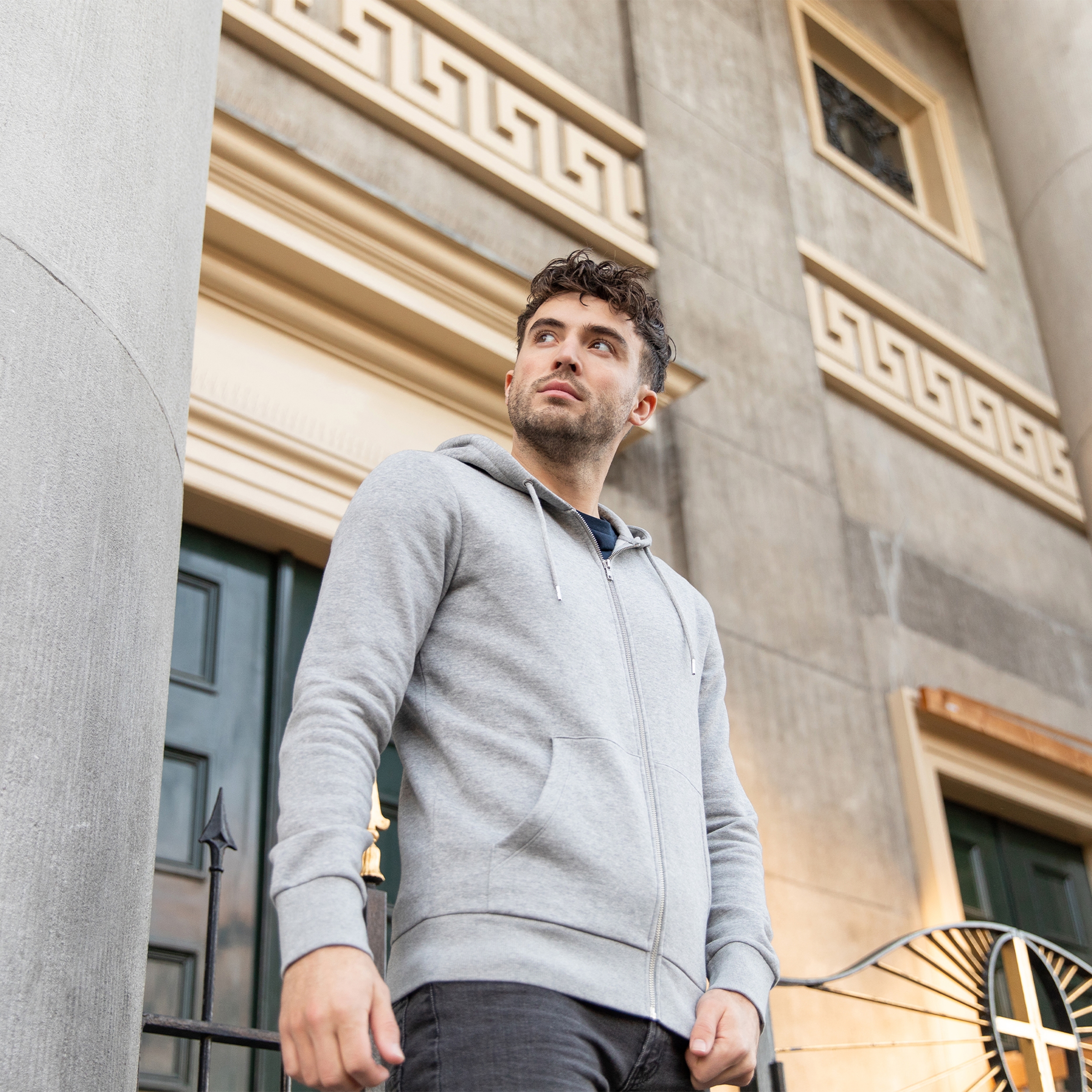 Produkt heren sweatvest grijs truien & vesten – foto 3