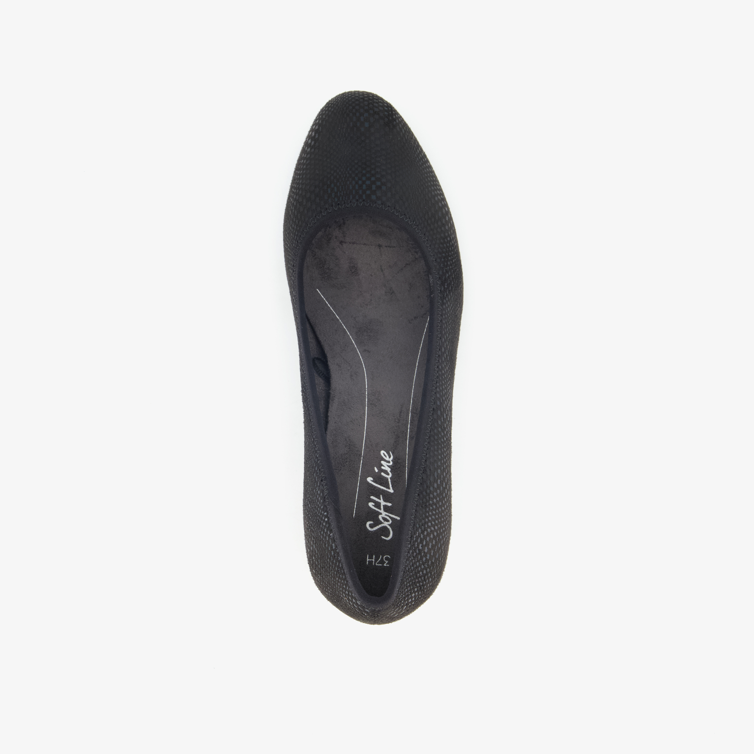 Softline dames pumps met H leest zwart – foto 4