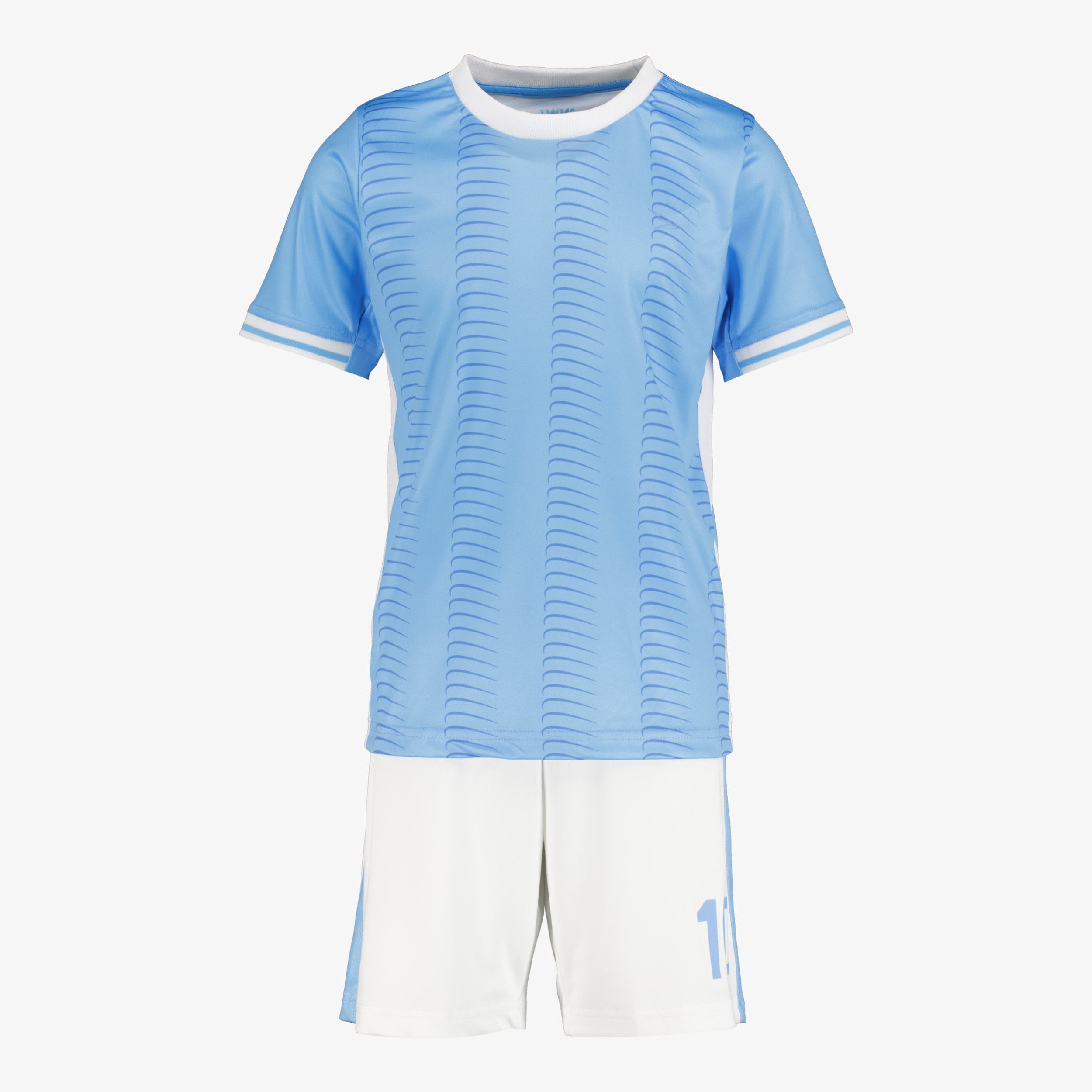 Dutchy tweedelige kinder sport set blauw wit