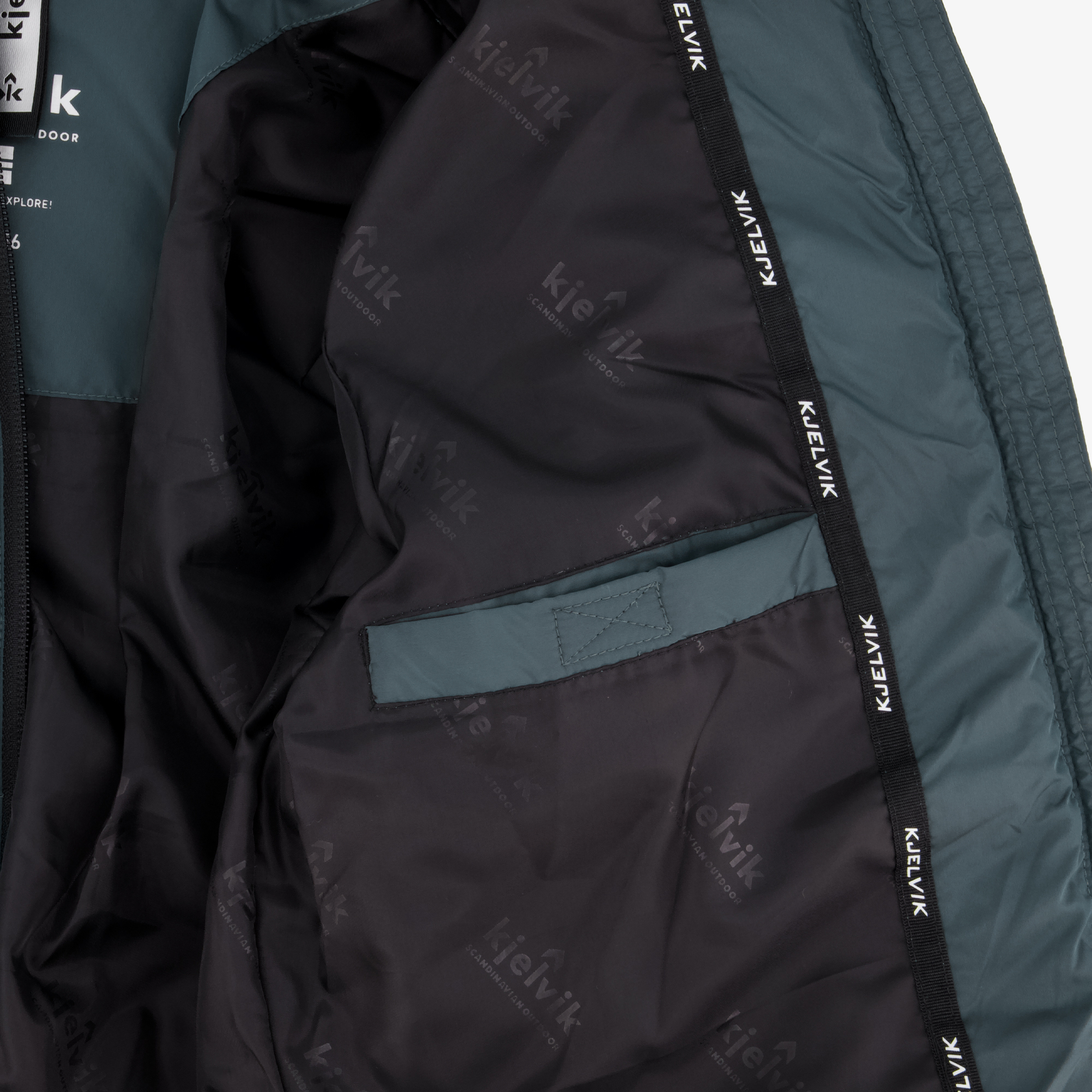 Kjelvik gewatteerde dames outdoor jas blauw jassen – foto 4