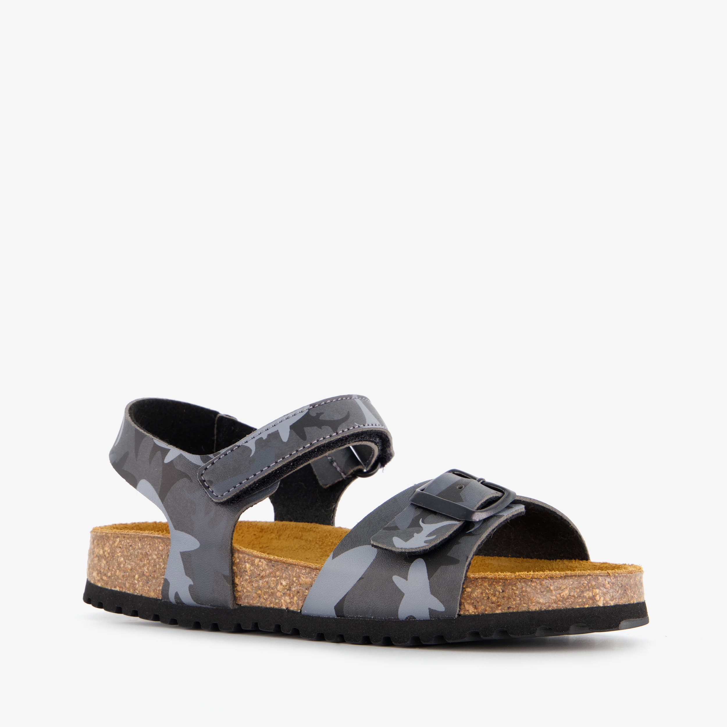 Hush Puppies jongens bio sandalen zwart grijs