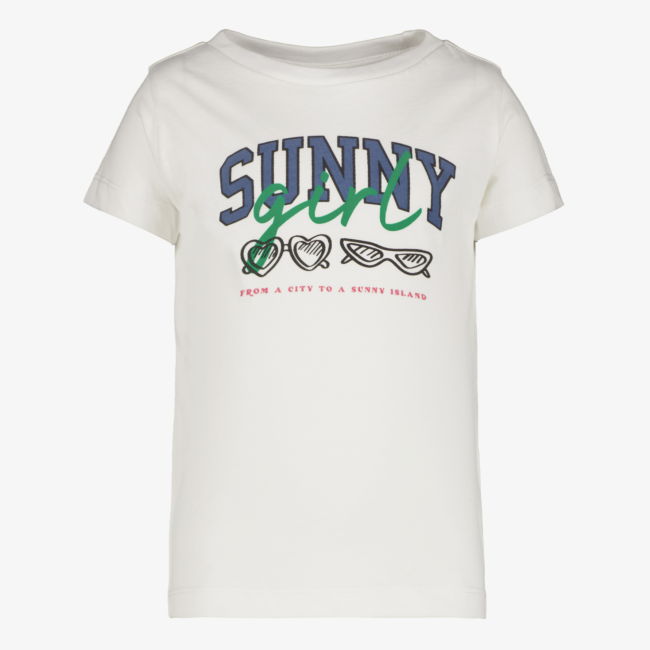 TwoDay meisjes T-shirt met opdruk sunny girl TwoDay meisjes T-shirt met opdruk sunny girl