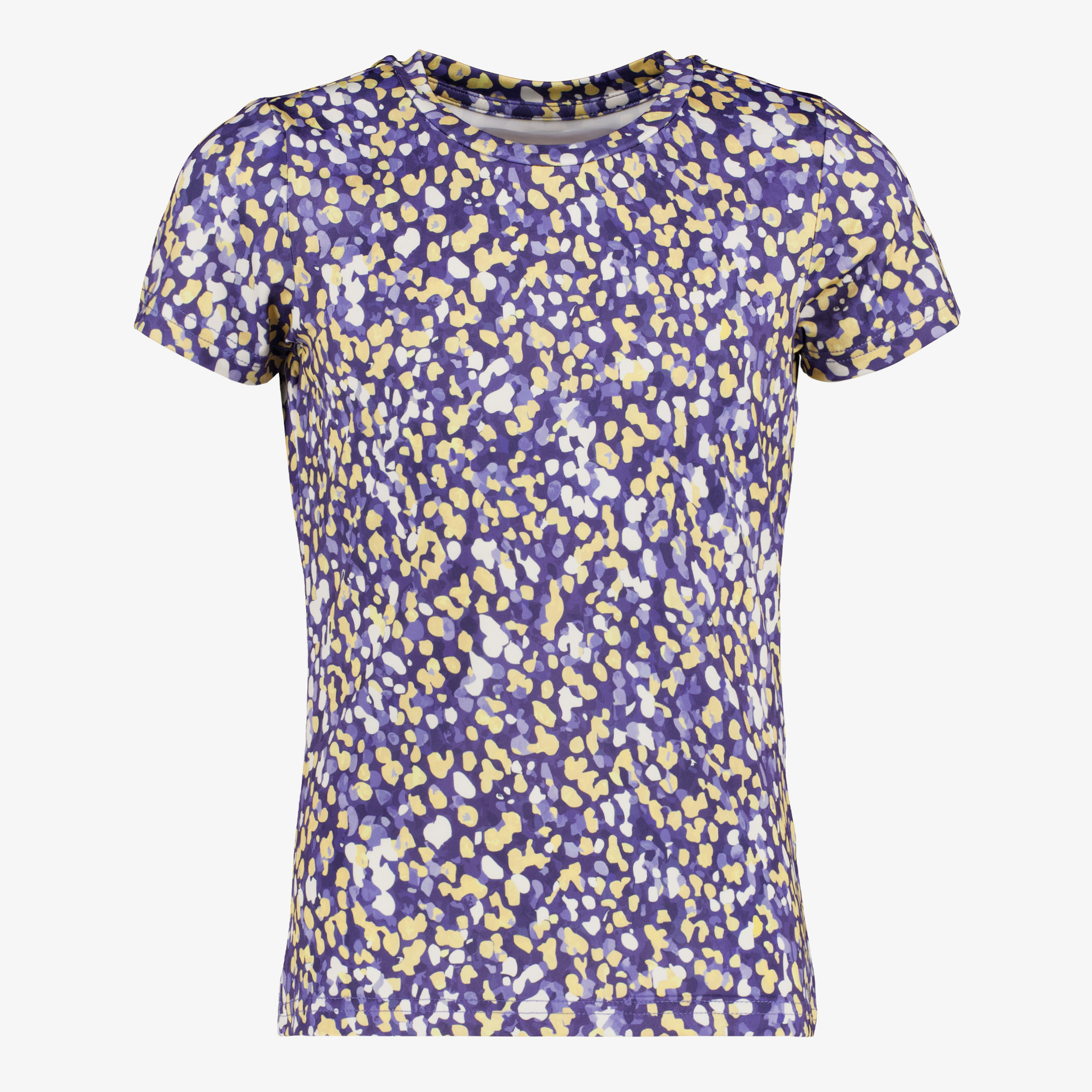 Osaga meisjes sport T-shirt met print paars geel