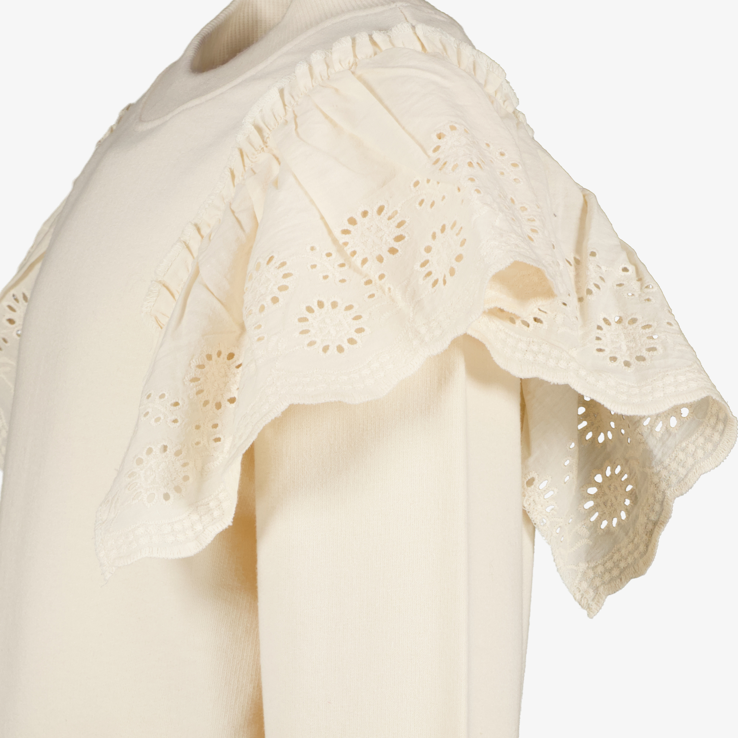 TwoDay meisjes sweater met broderie details beige truien & vesten – foto 2