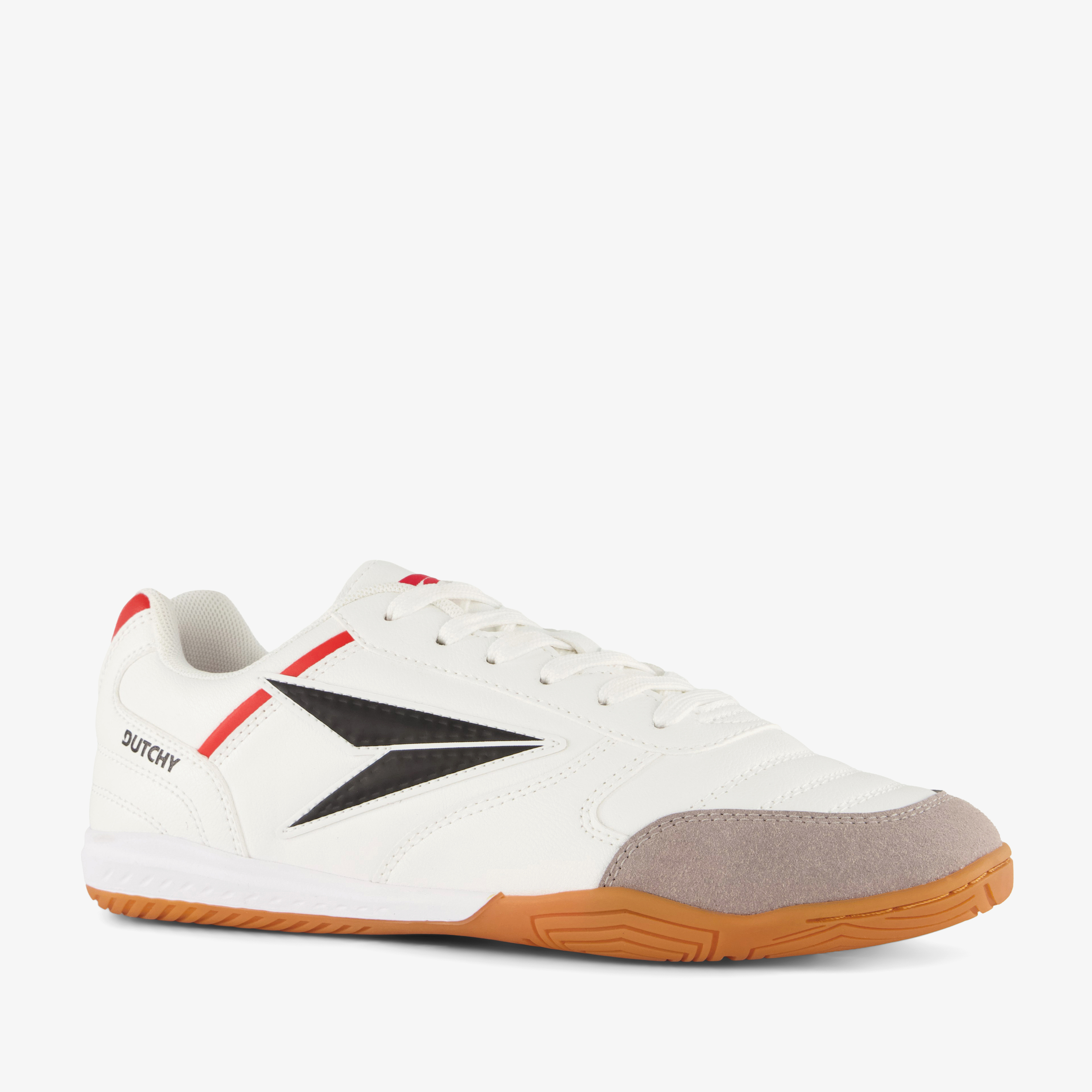 Dutchy Creator heren zaalschoenen IC wit grijs sportschoenen