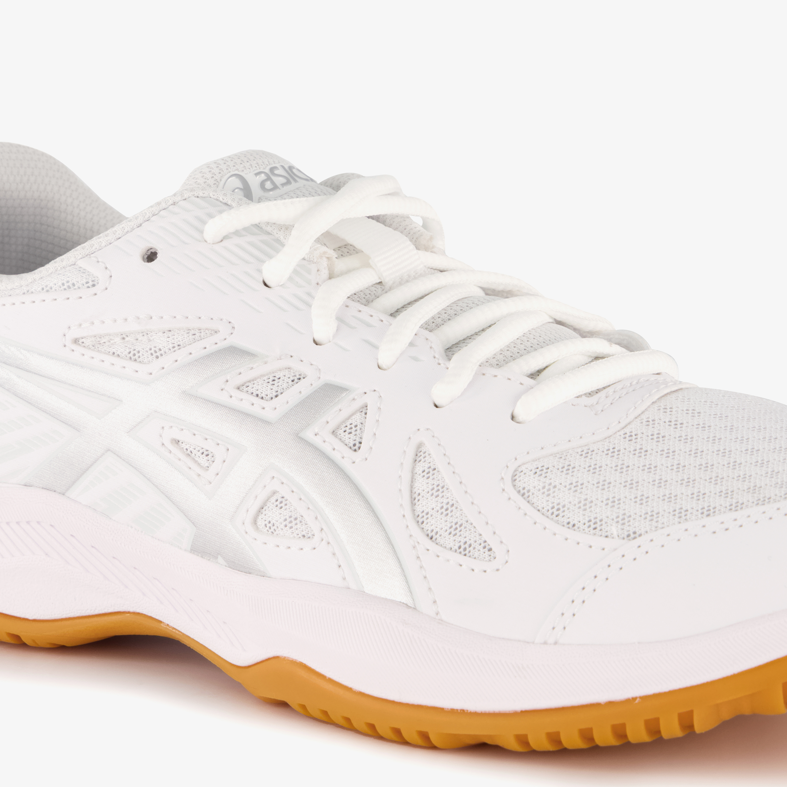 Asics Upcourt 6 dames zaalschoenen wit bruin – foto 5