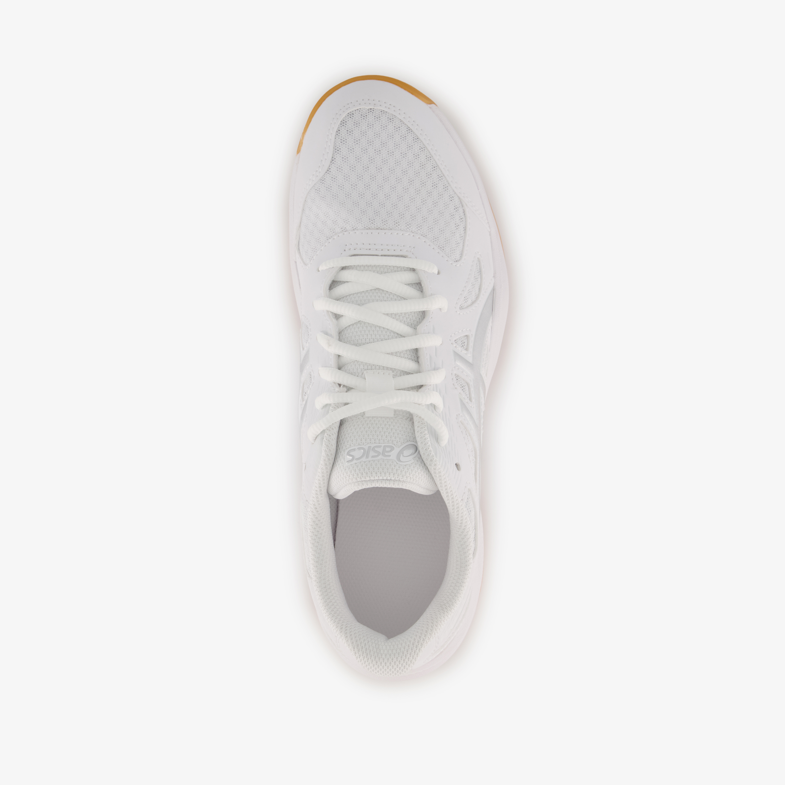 Asics Upcourt 6 dames zaalschoenen wit bruin – foto 4