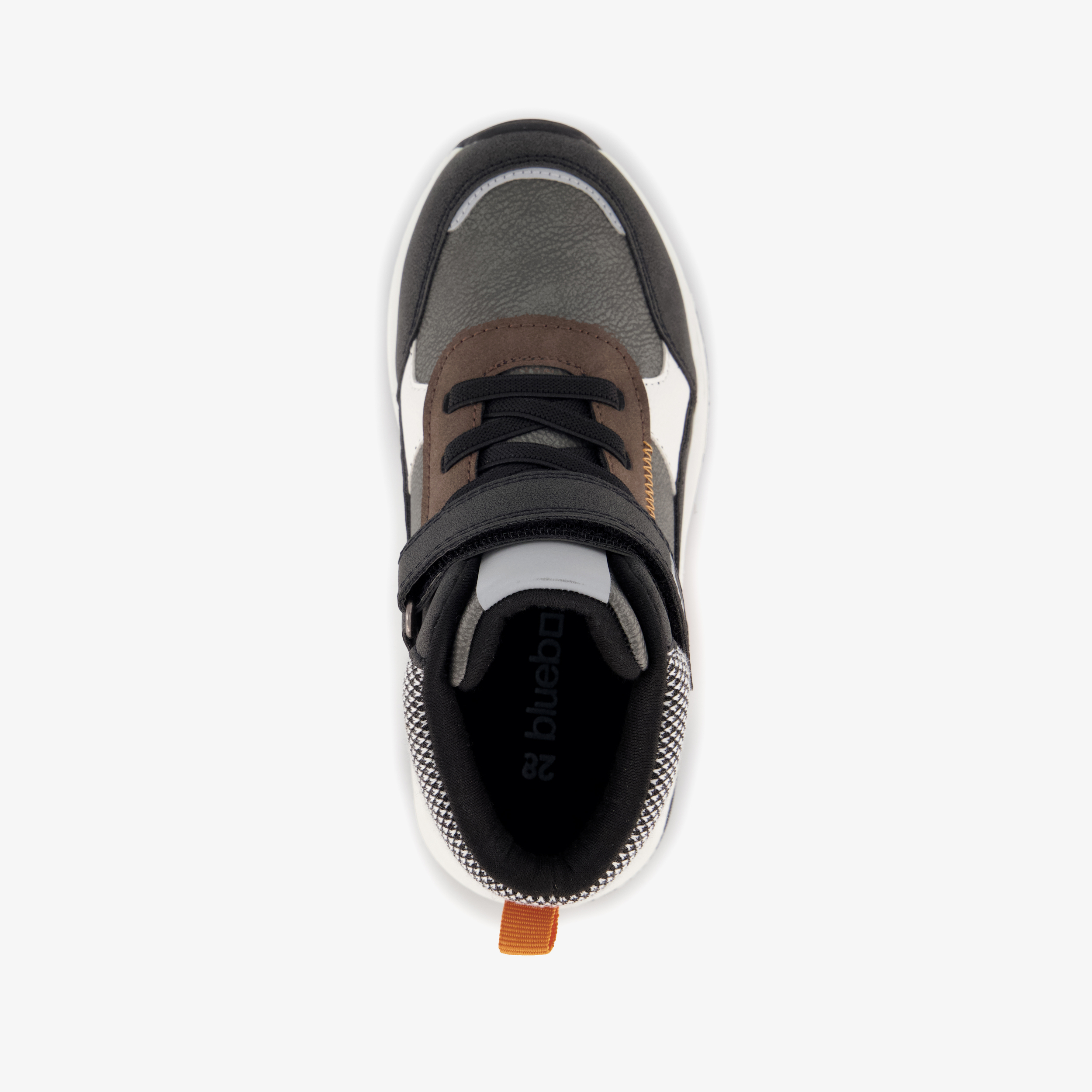 Blue Box hoge jongens sneakers zwart grijs – foto 4