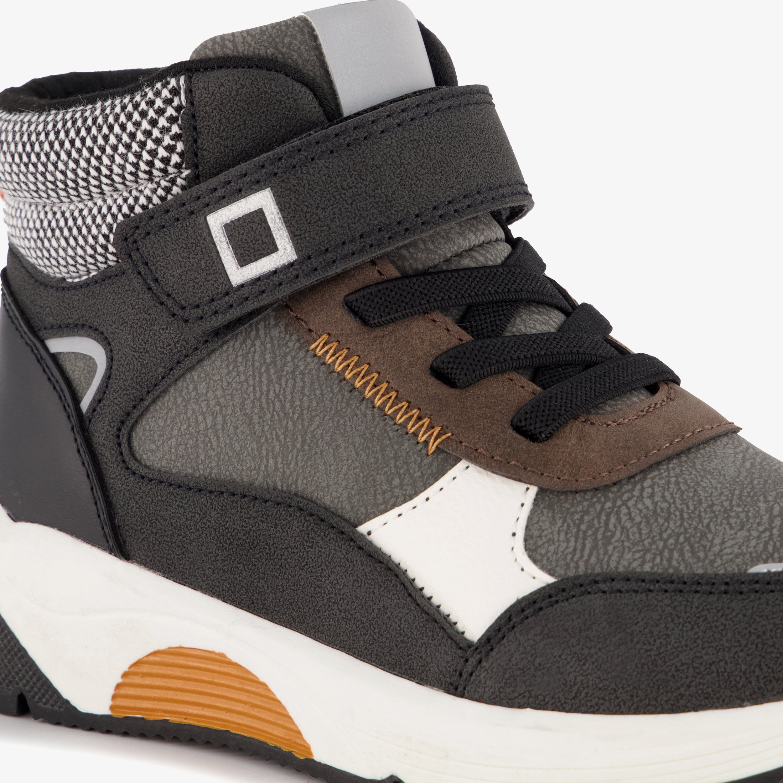 Blue Box hoge jongens sneakers zwart grijs – foto 5