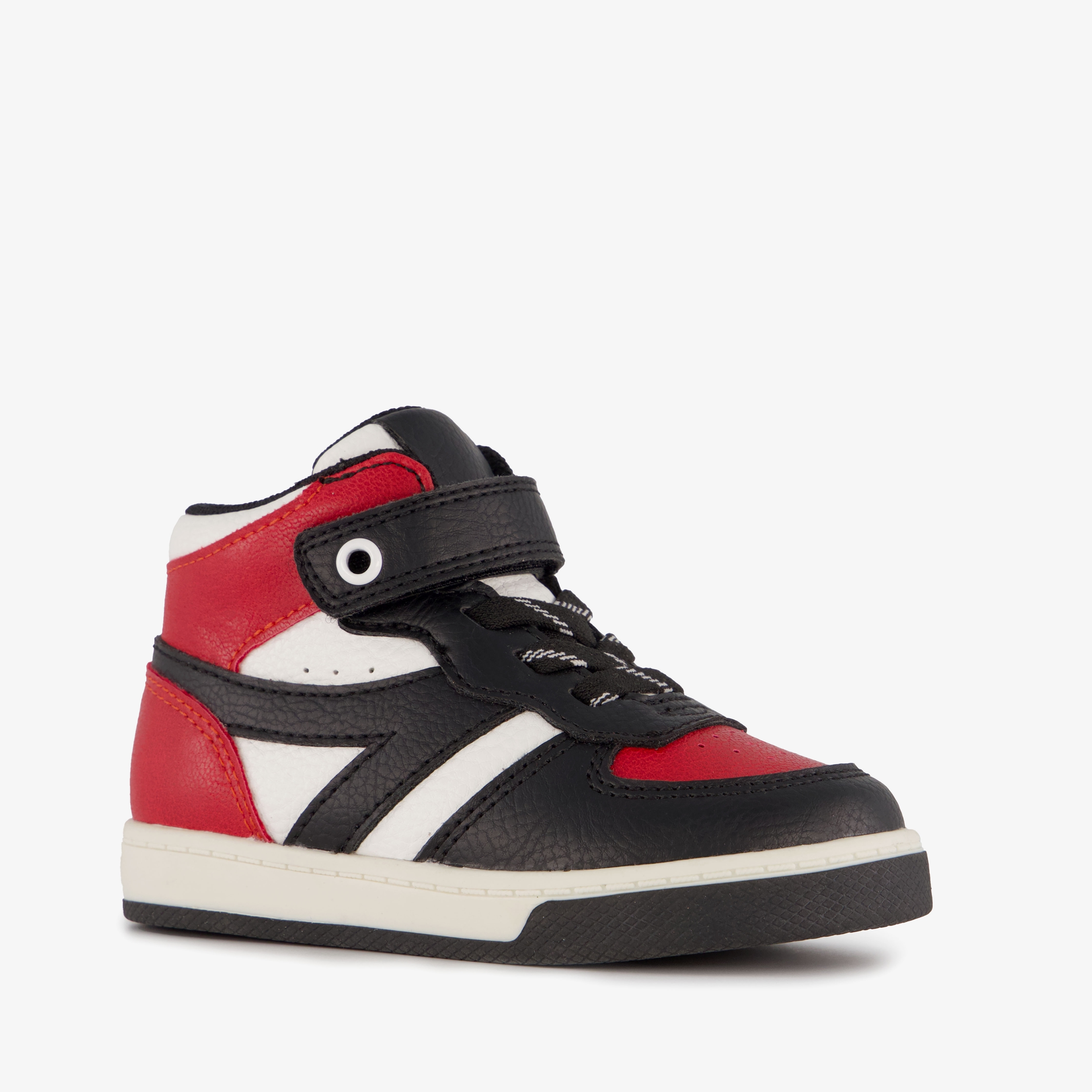 Blue Box hoge jongens sneakers rood zwart