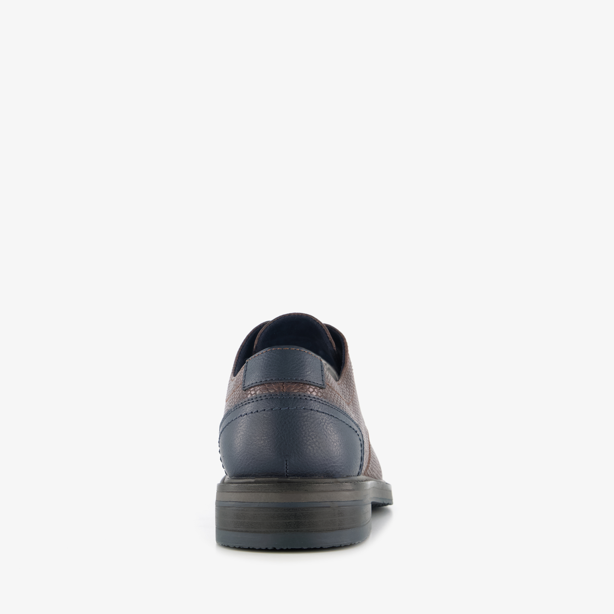 Emilio Salvatini heren veterschoenen slangenprint bruin nette schoenen – foto 2