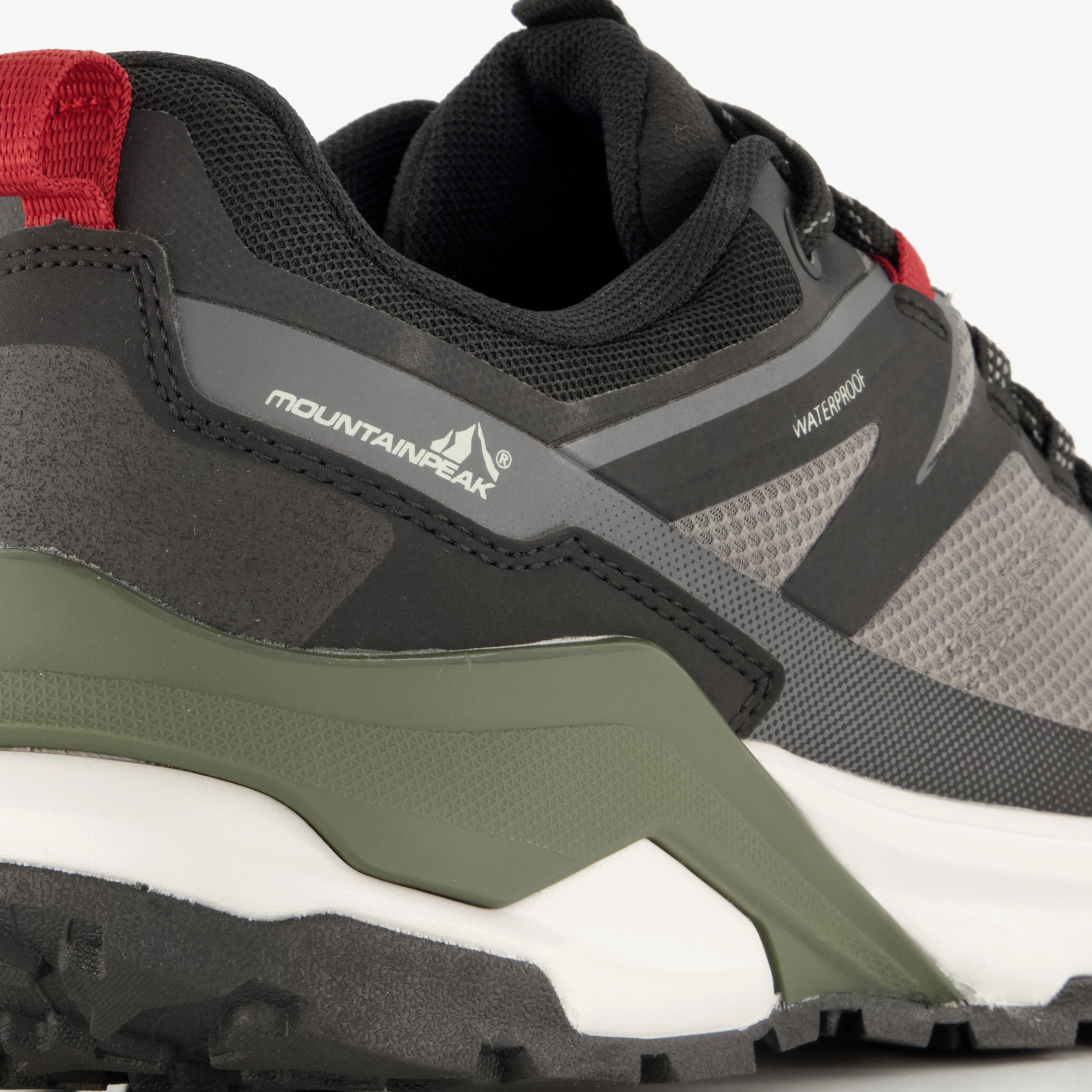 Mountain Peak heren wandelschoenen cat. A grijs zwart sneakers – foto 5