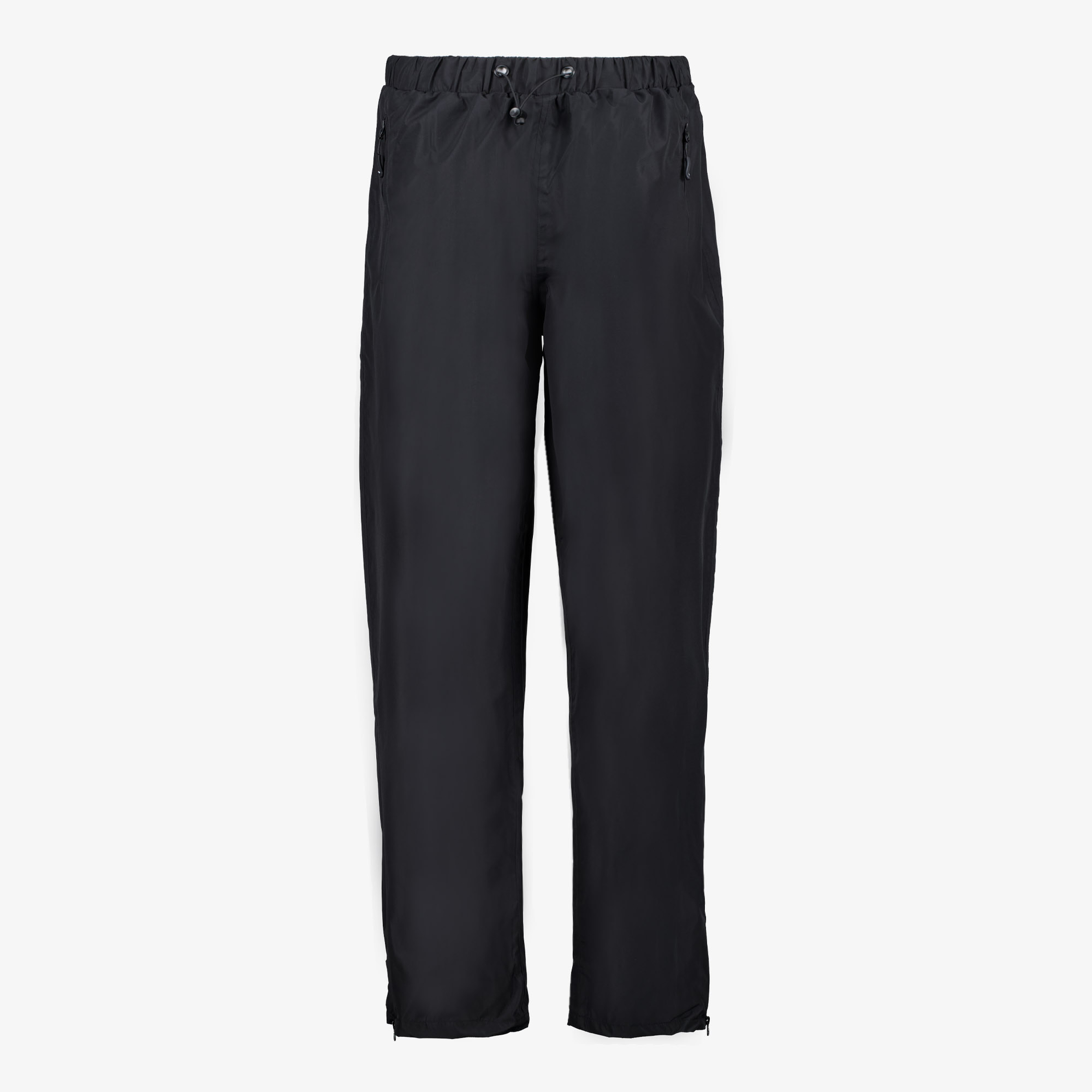 Mountain Peak heren dames regenbroek met ritsen zwart broeken & shorts