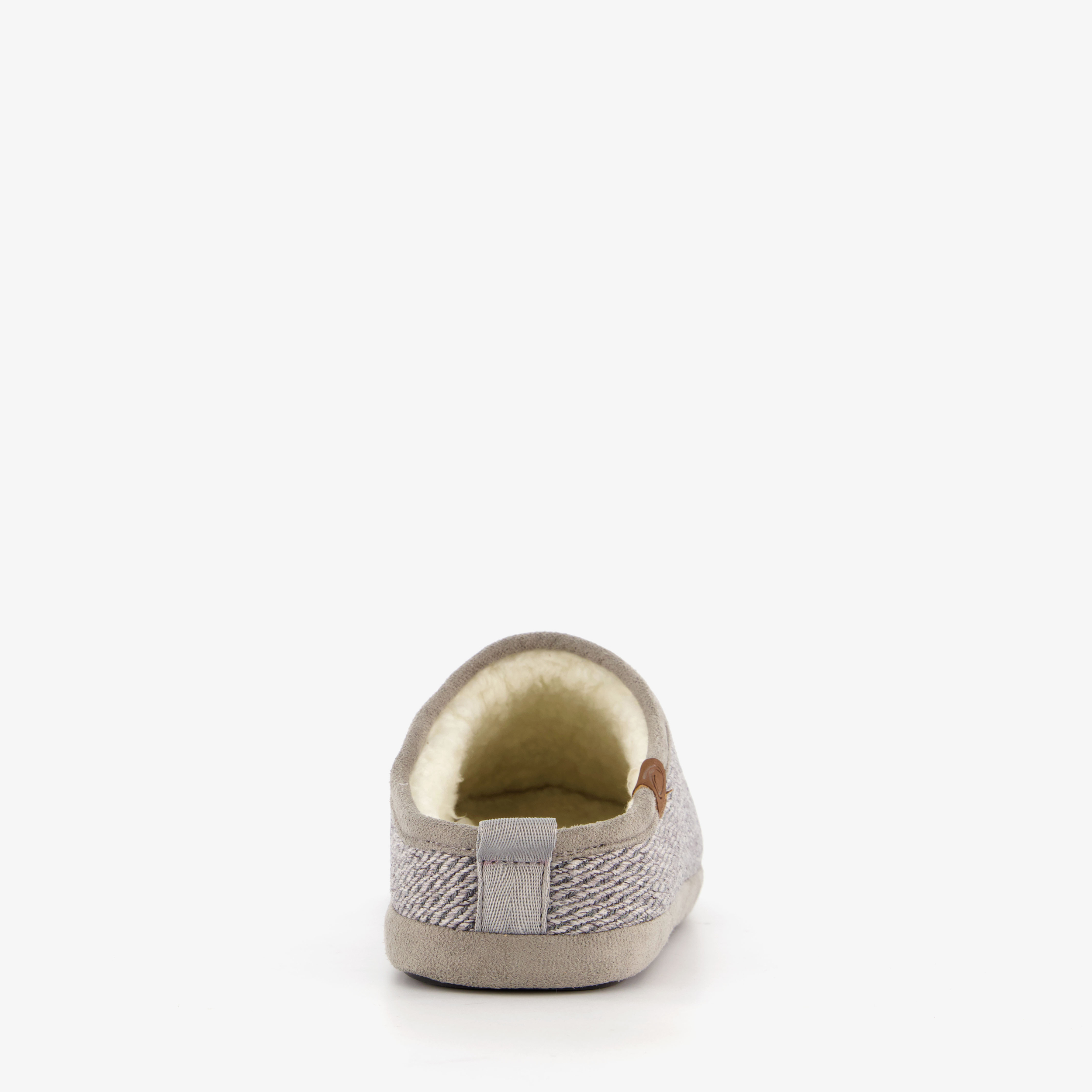 Thu!s heren instap heren pantoffels met voering lichtgrijs – foto 3