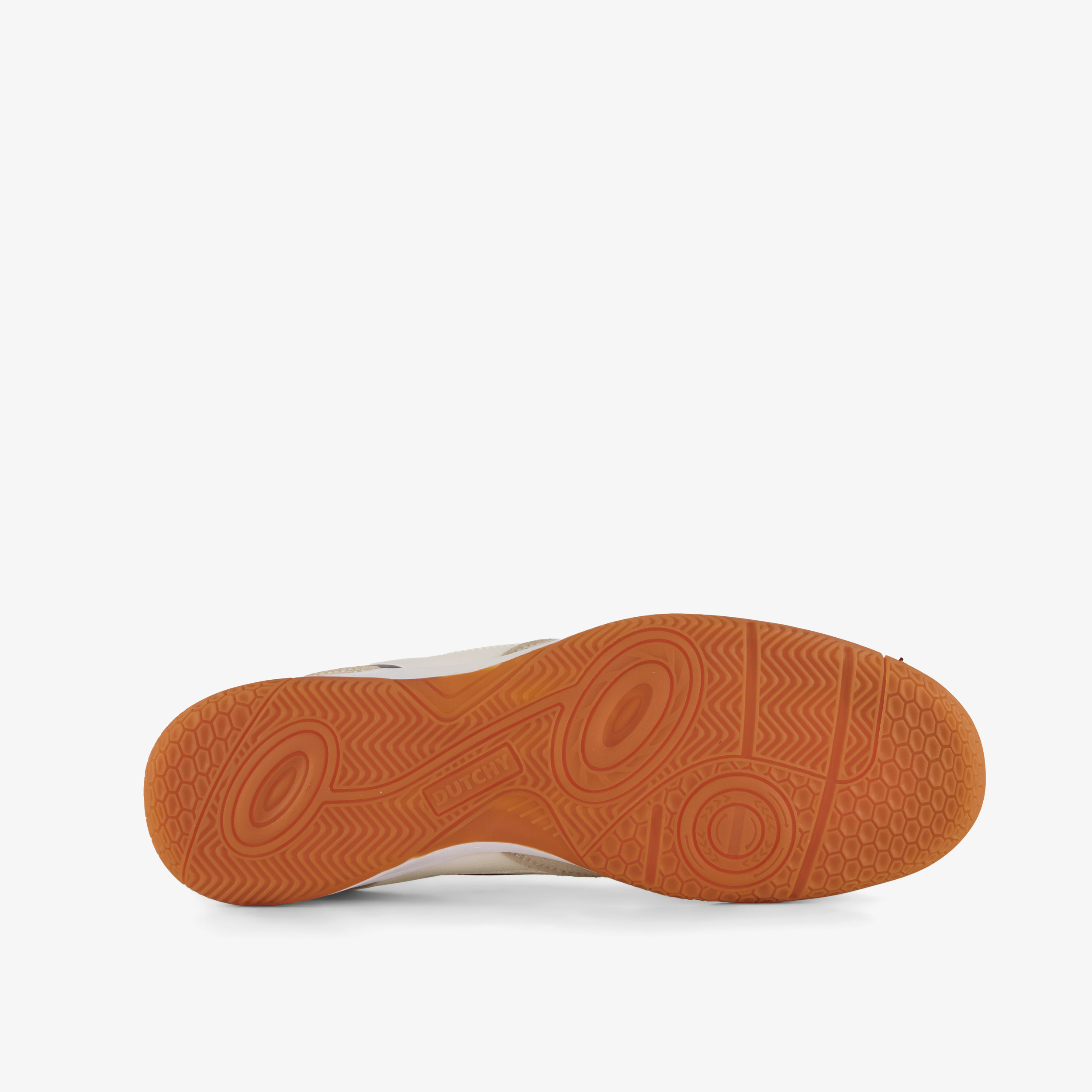 Dutchy Sharp heren zaalschoenen IC beige rood – foto 3