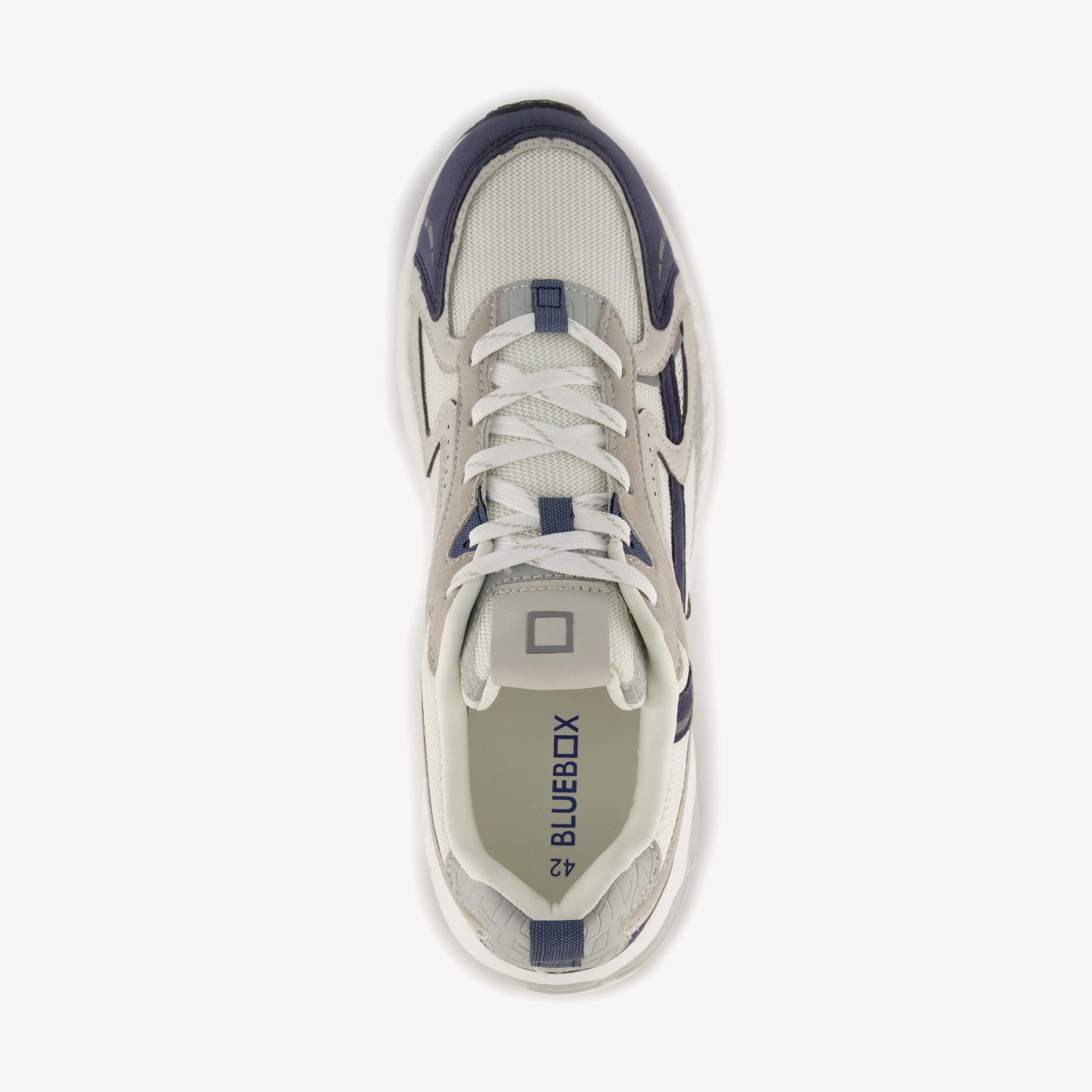 Blue Box heren sneakers blauw grijs – foto 4