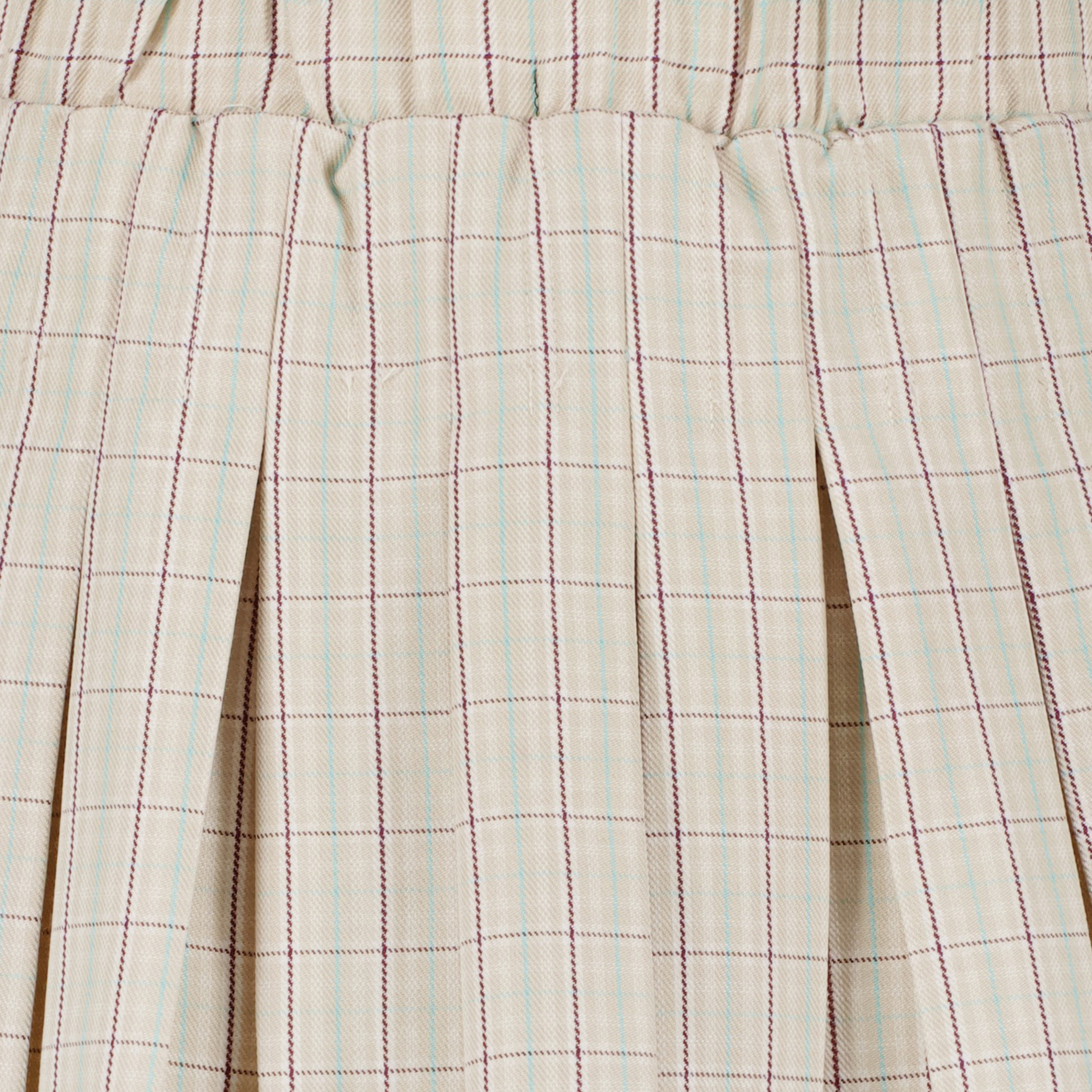 MyWay geblokte meisjes rok met plooien beige jurken & rokken – foto 2