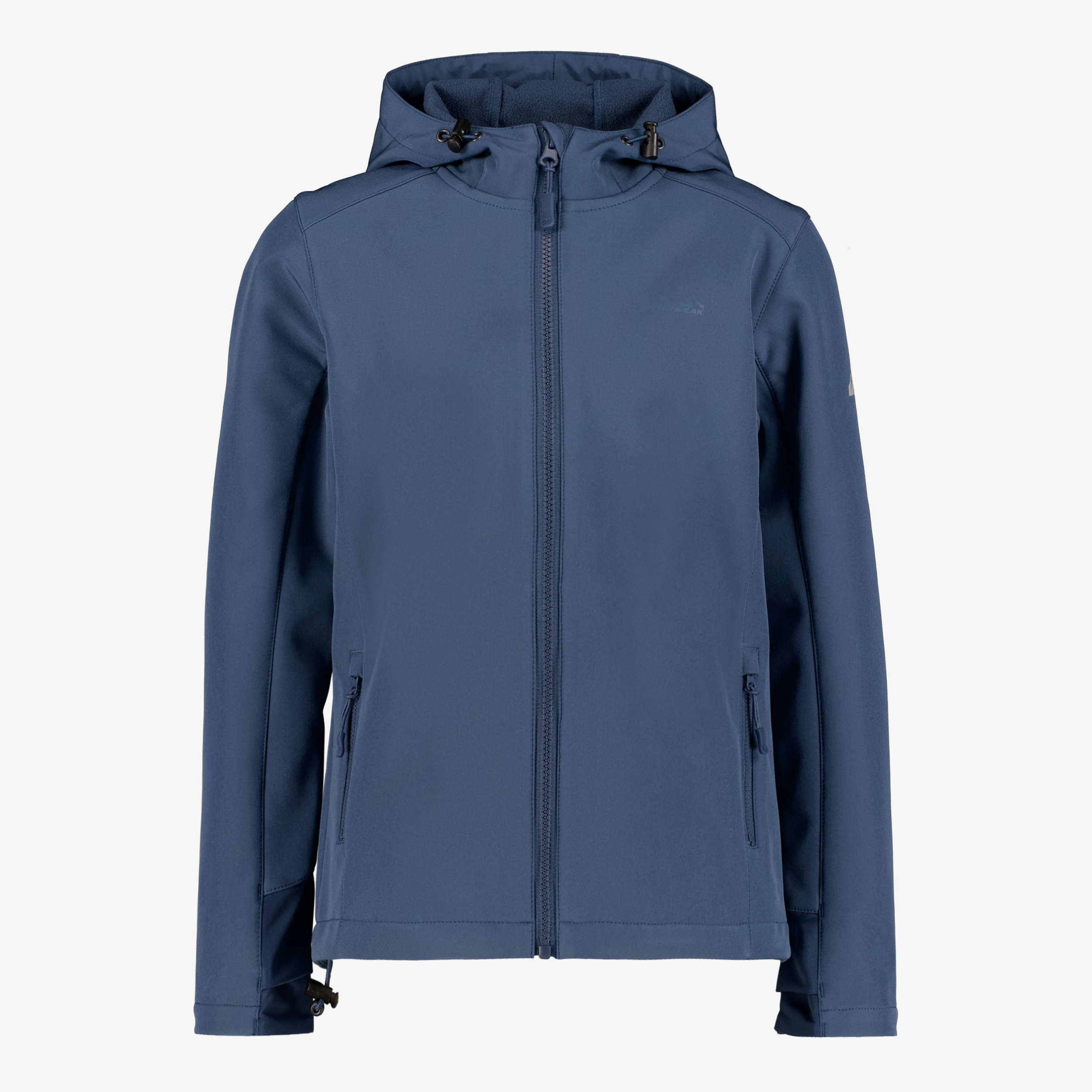 Mountain Peak kinder softshell jas blauw