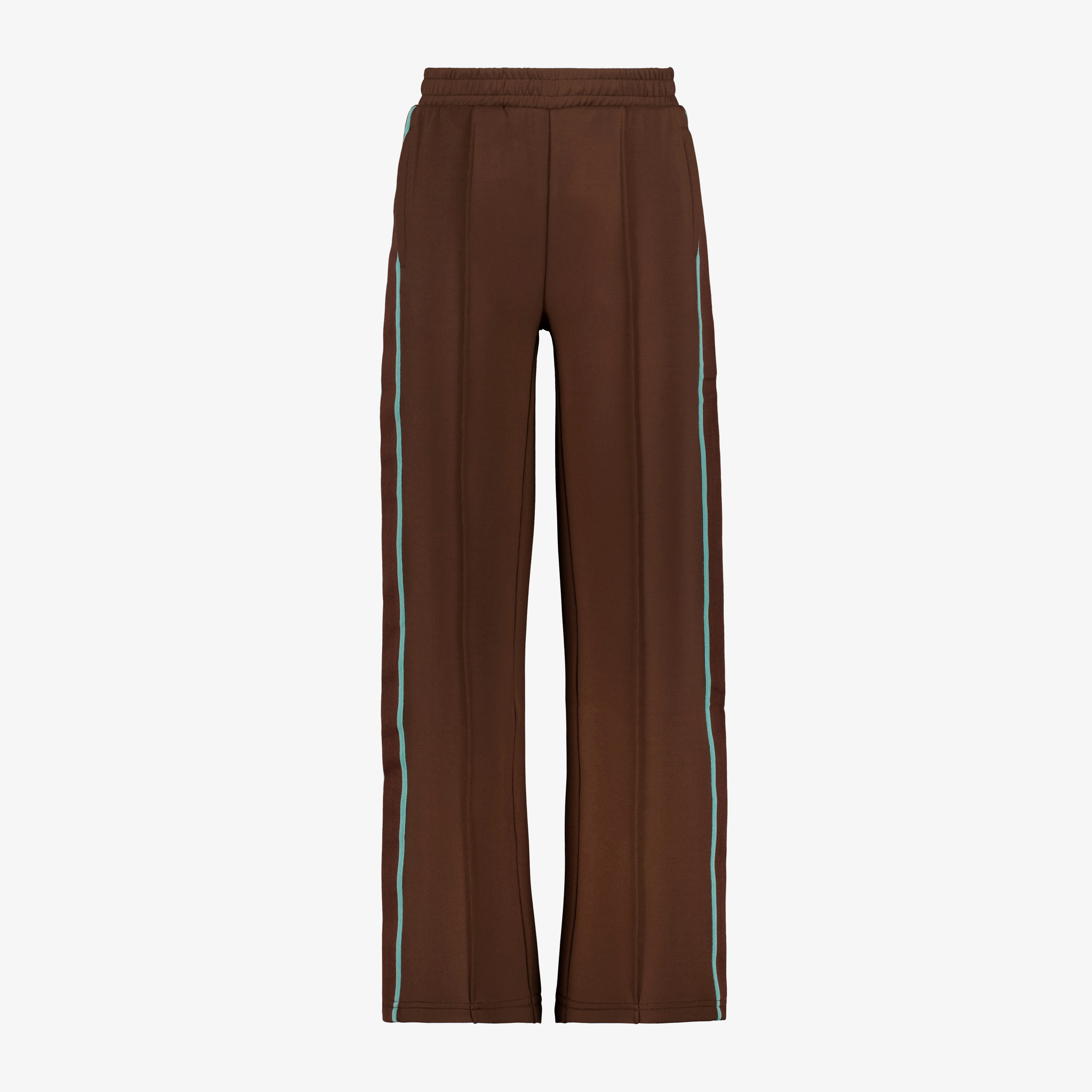 MyWay meisjes wide leg pantalon met bies bruin blauw broeken & shorts