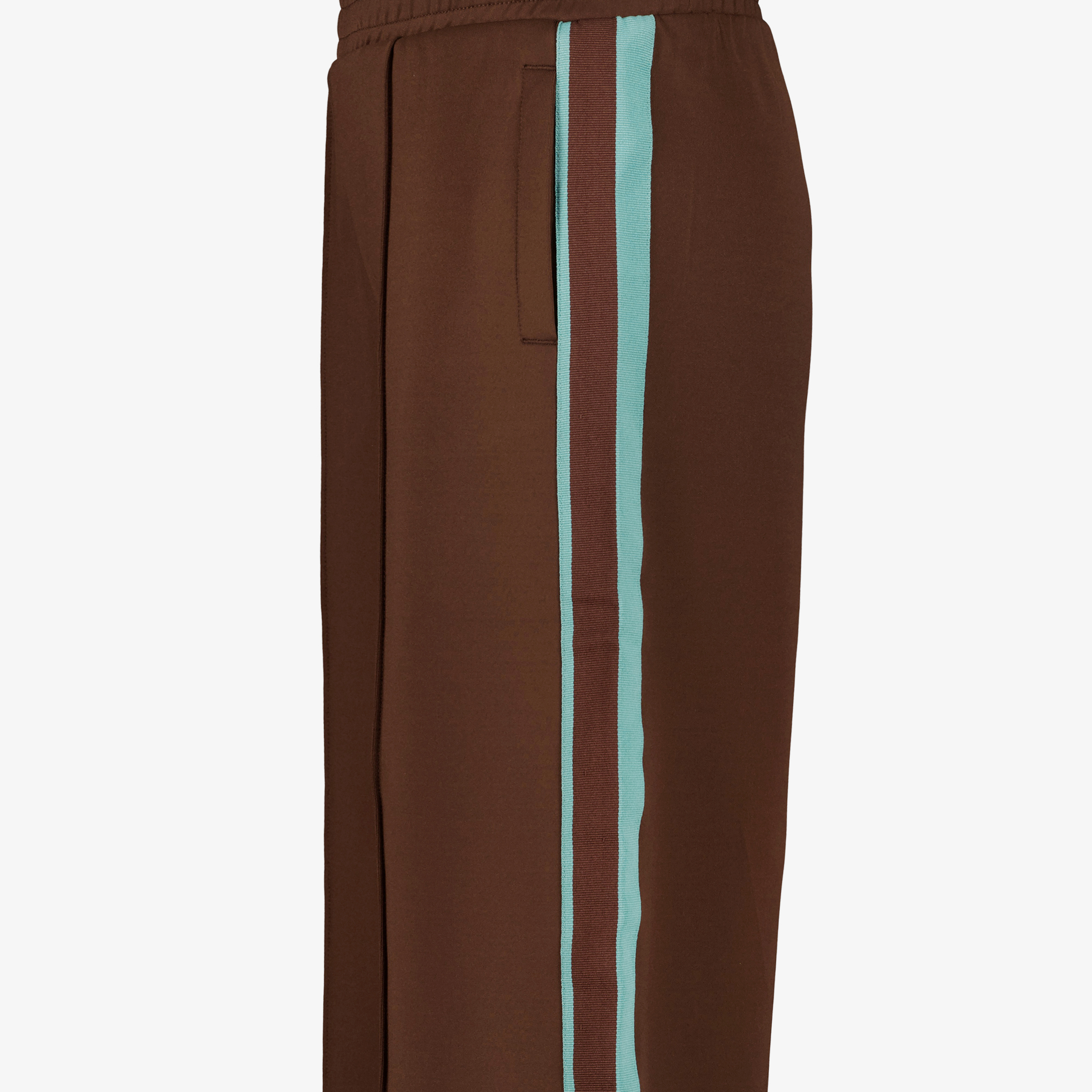 MyWay meisjes wide leg pantalon met bies bruin blauw broeken & shorts – foto 2