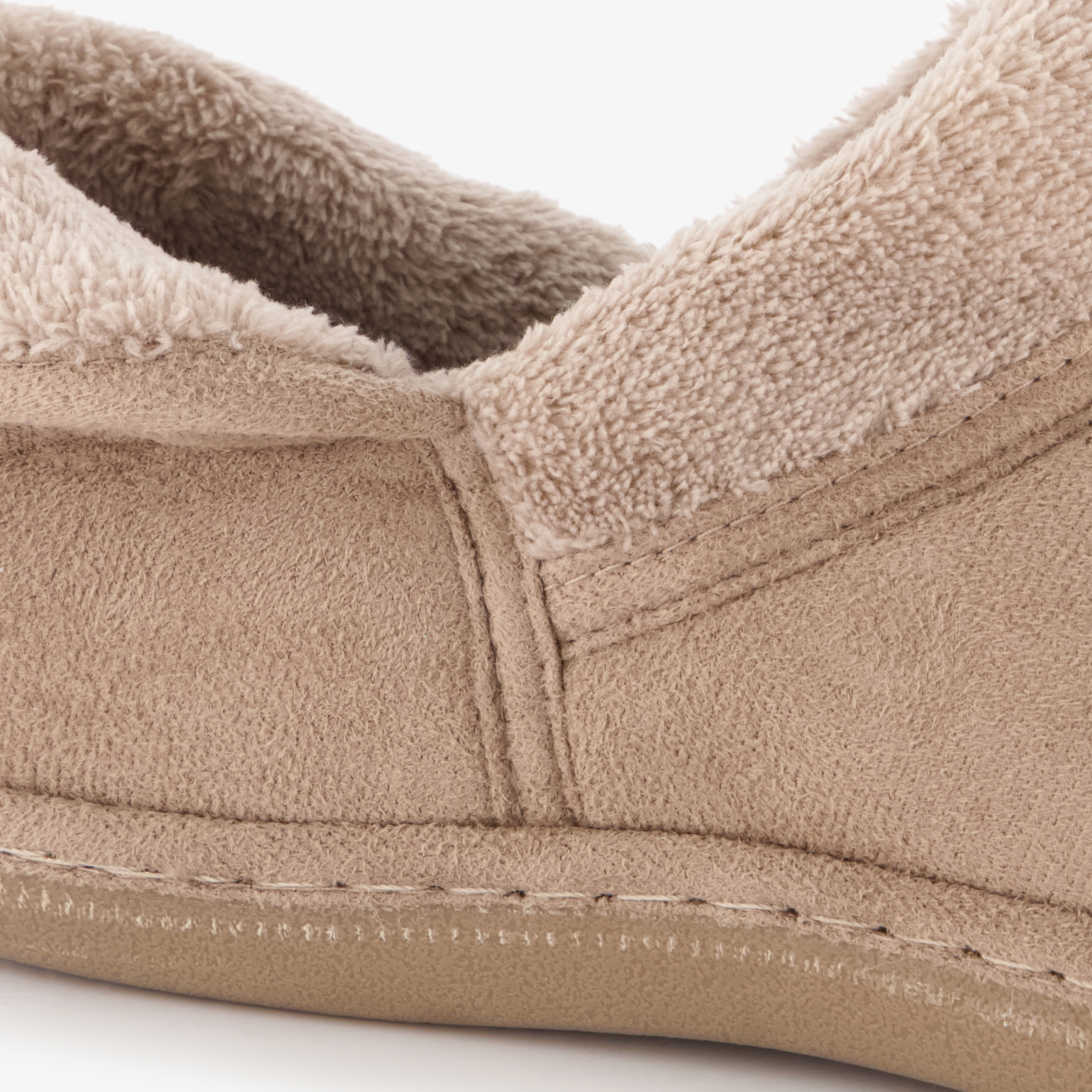 Thu!s gevoerde dames pantoffels beige – foto 5