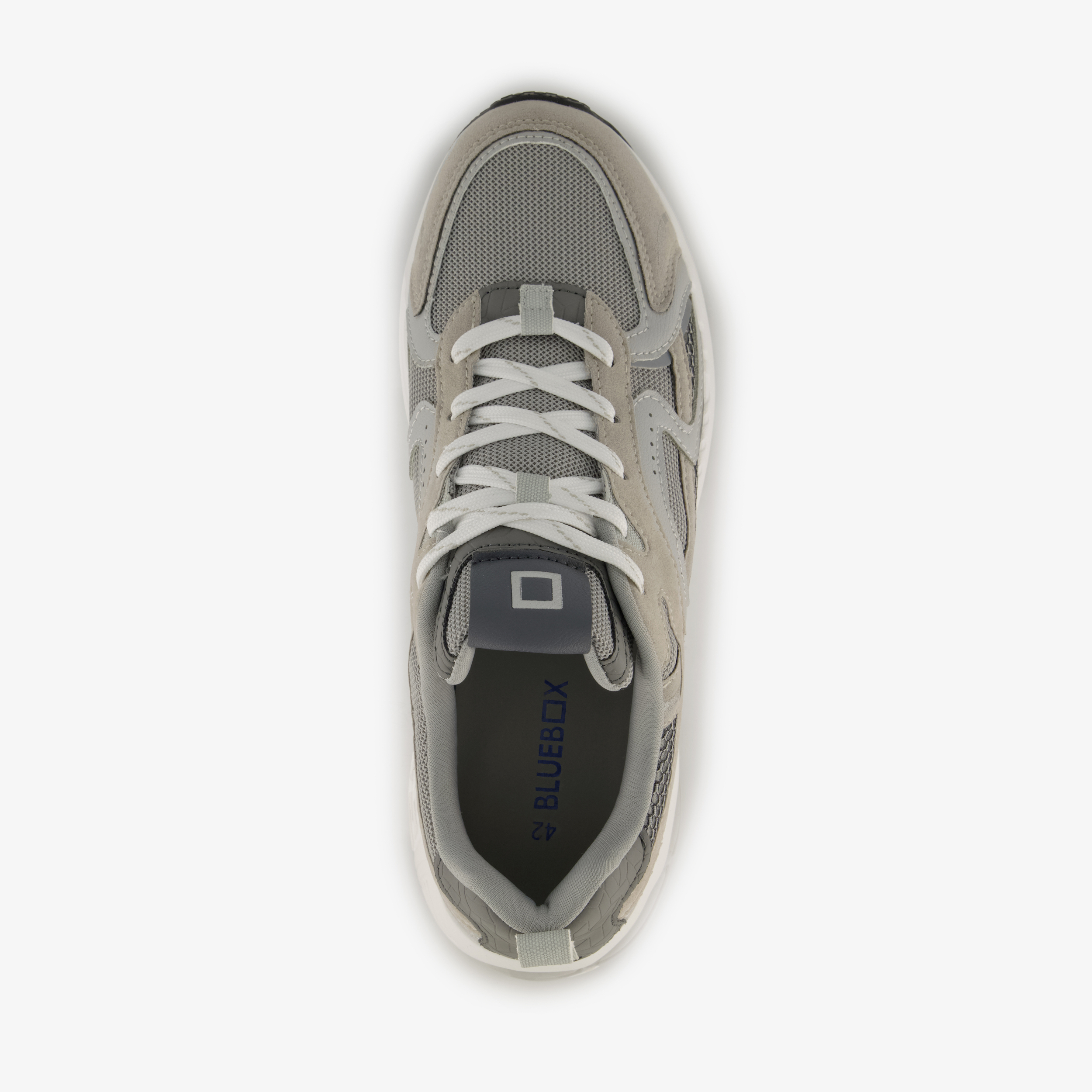 Blue Box heren sneakers grijs beige – foto 4