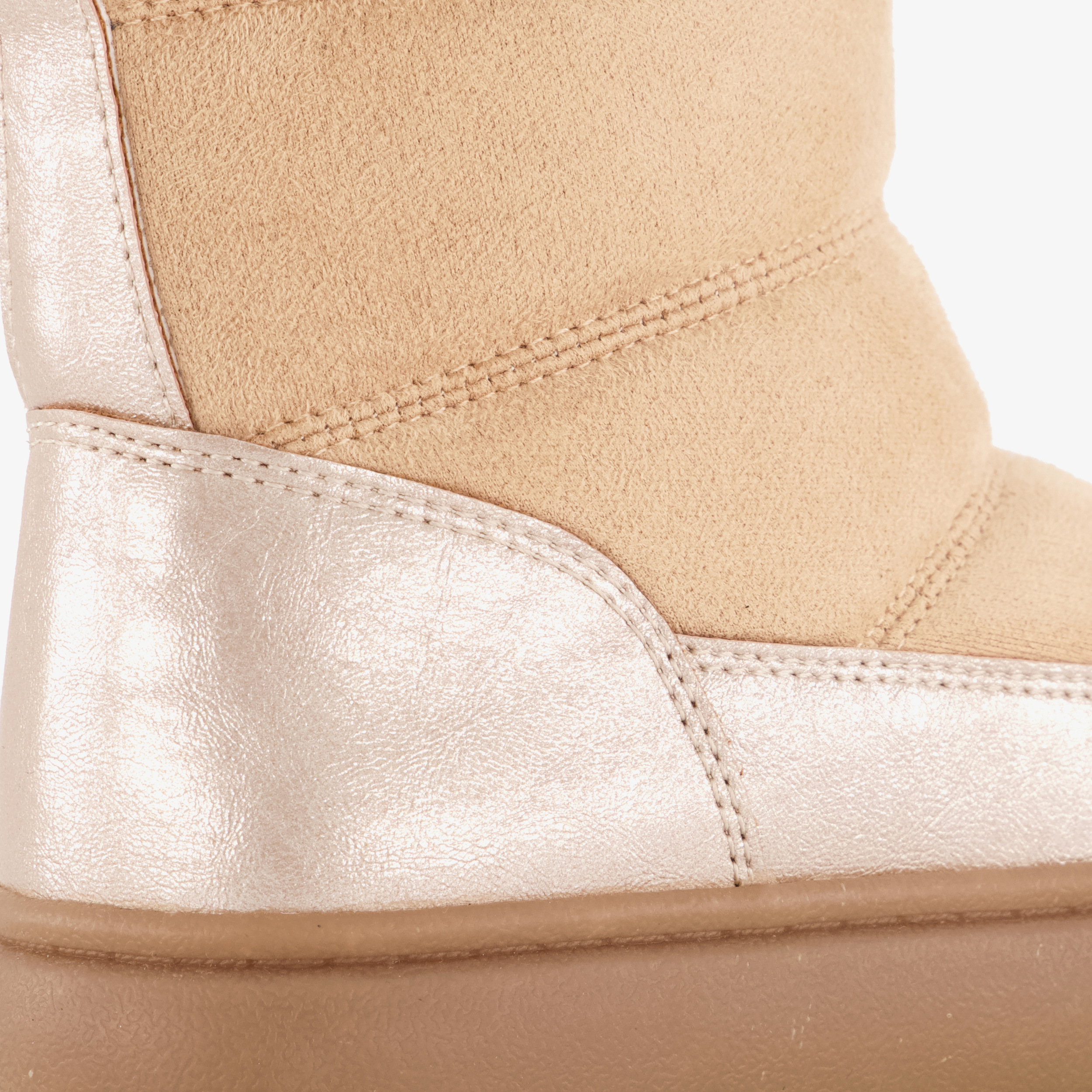 Blue Box gevoerde meisjes boots beige metallic – foto 5