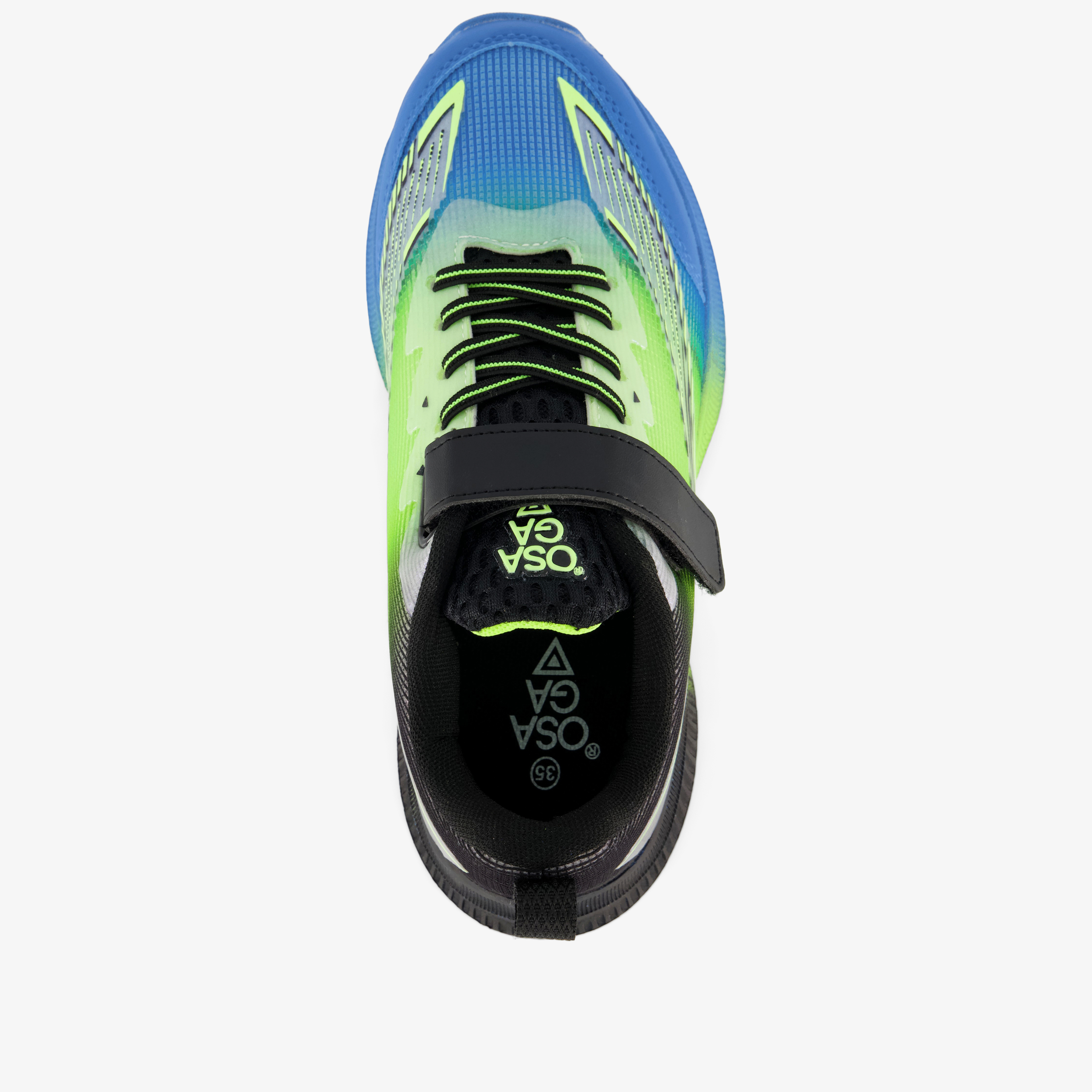 Osaga jongens sportschoenen zwart groen blauw gymschoenen – foto 4