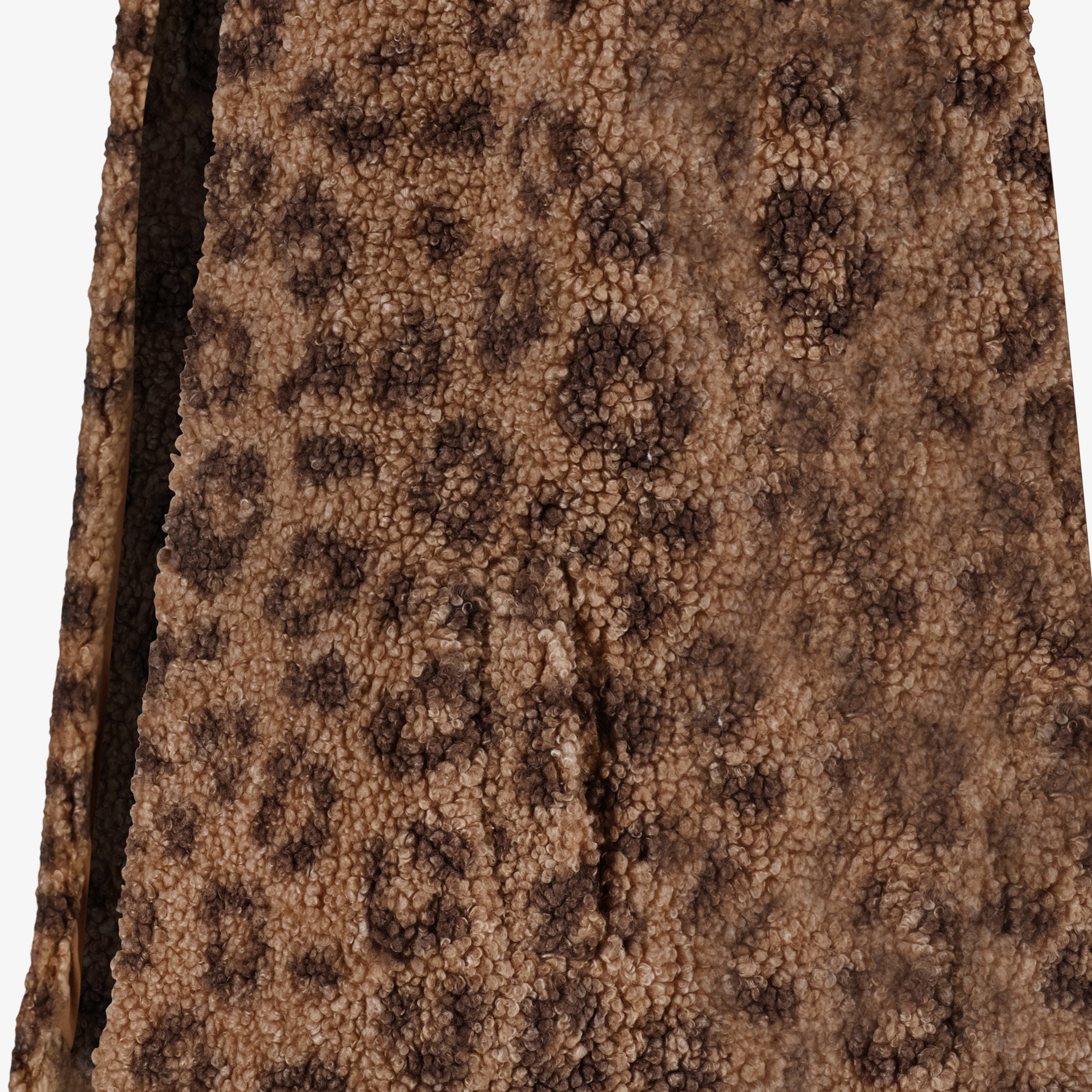 TwoDay meisjes teddy gilet met panterprint bruin – foto 2