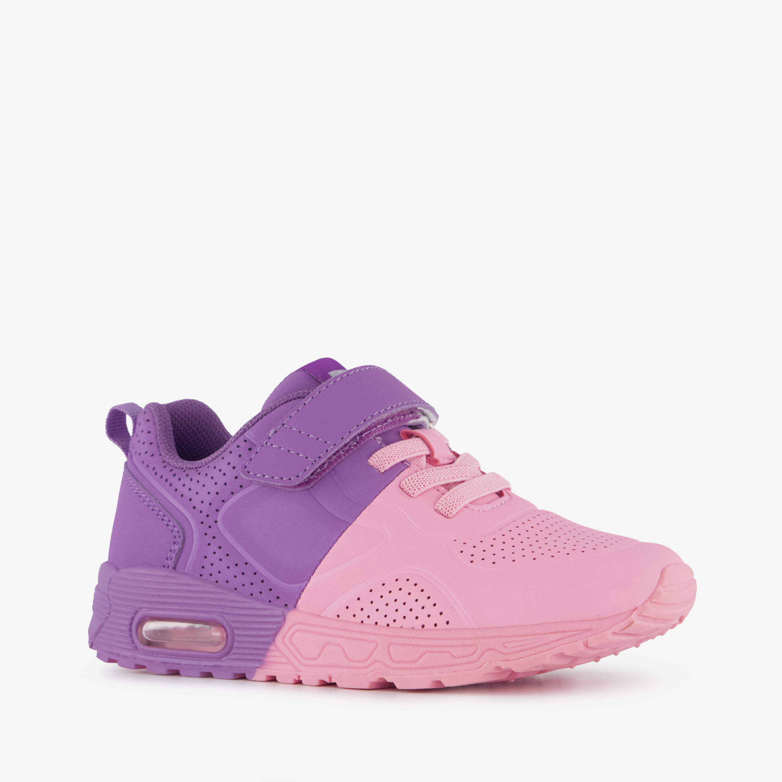 Blue Box meisjes sneakers met airzool paars roze