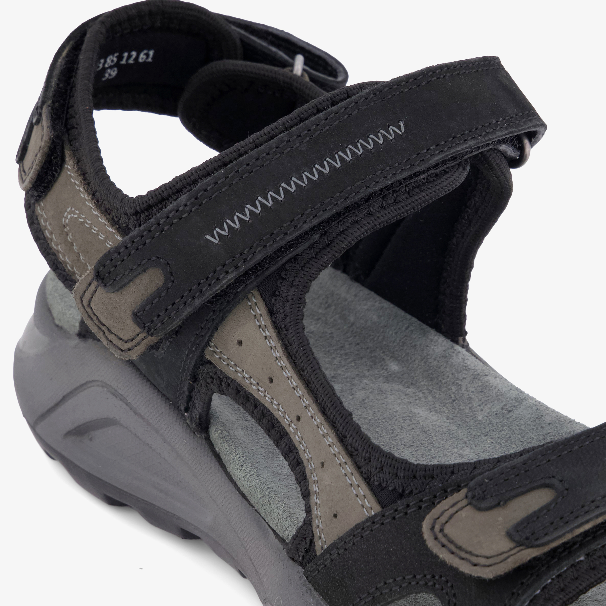 Hush Puppies leren dames sandalen zwart – foto 5