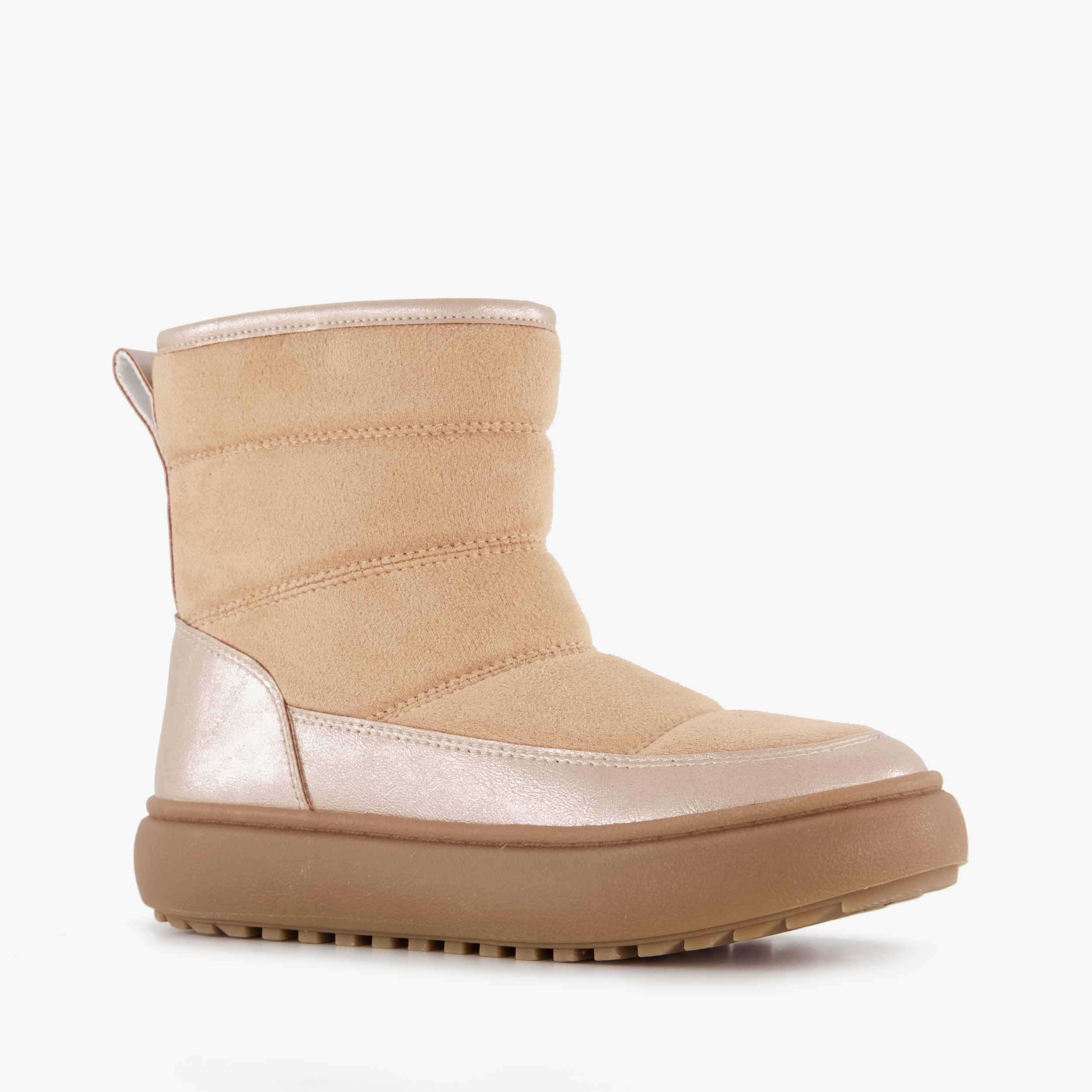 Blue Box gevoerde meisjes boots beige metallic