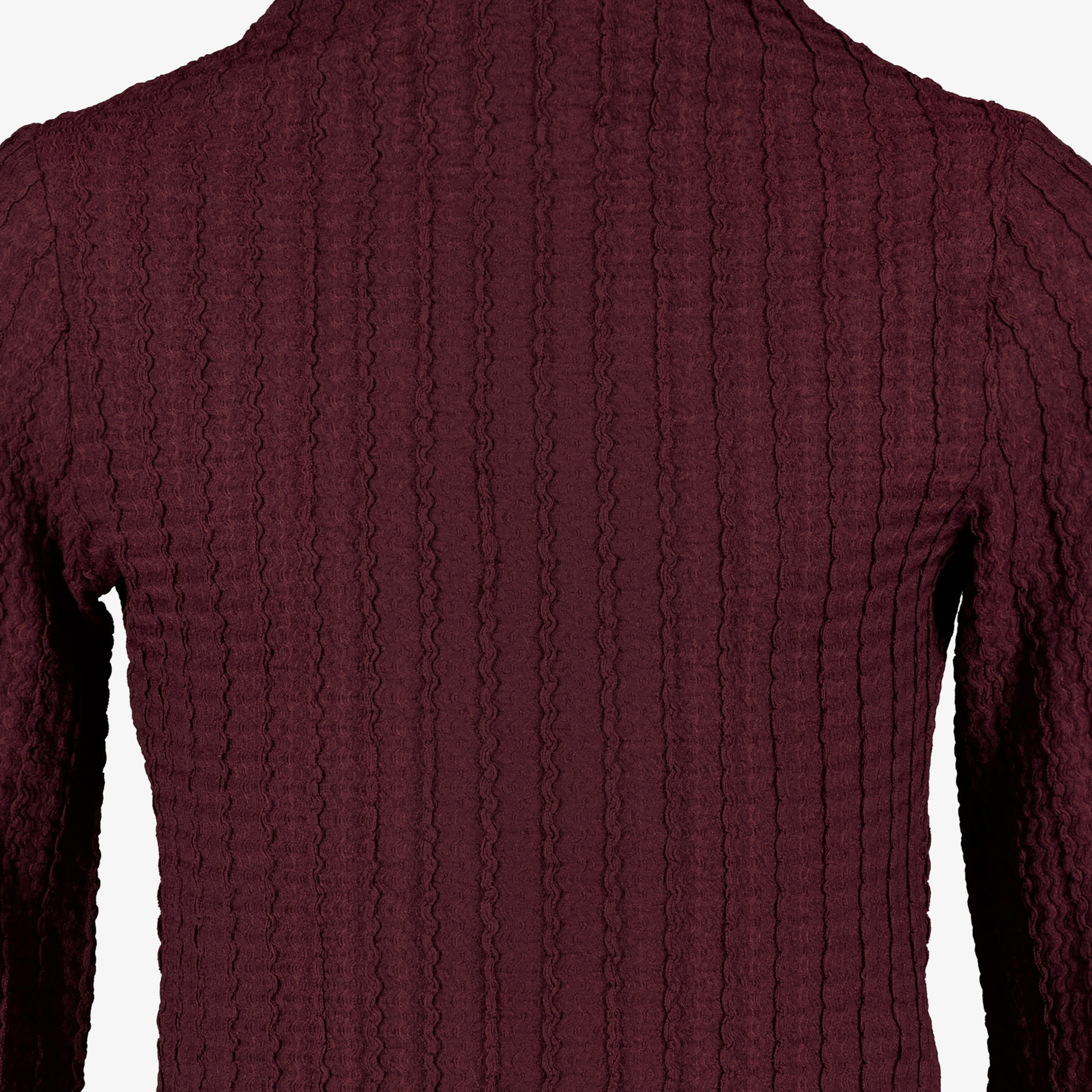 MyWay meisjes top met structuur bordeaux rood t-shirts & tops – foto 2
