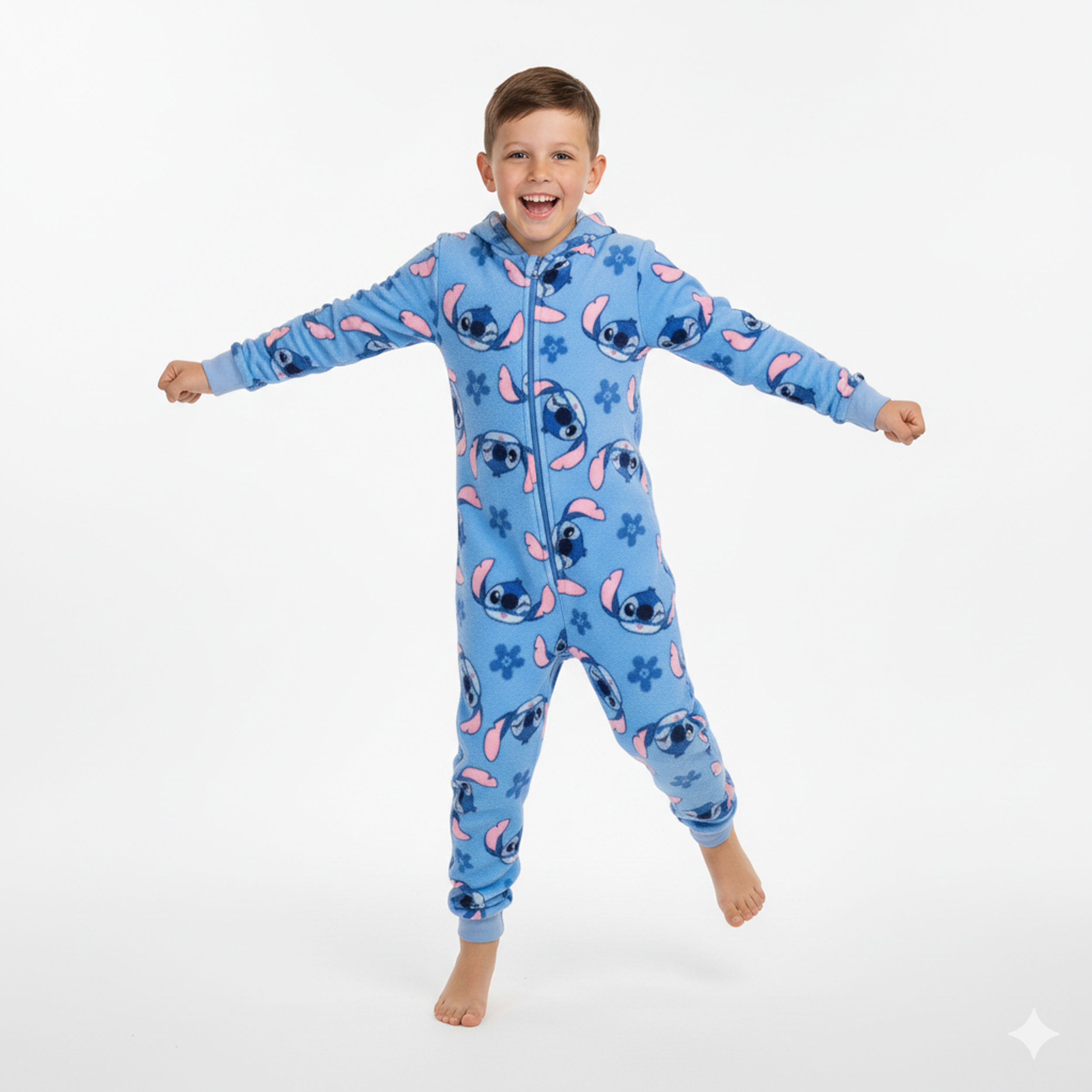 Lilo & Stitch kinder onesie blauw meisjes – foto 3