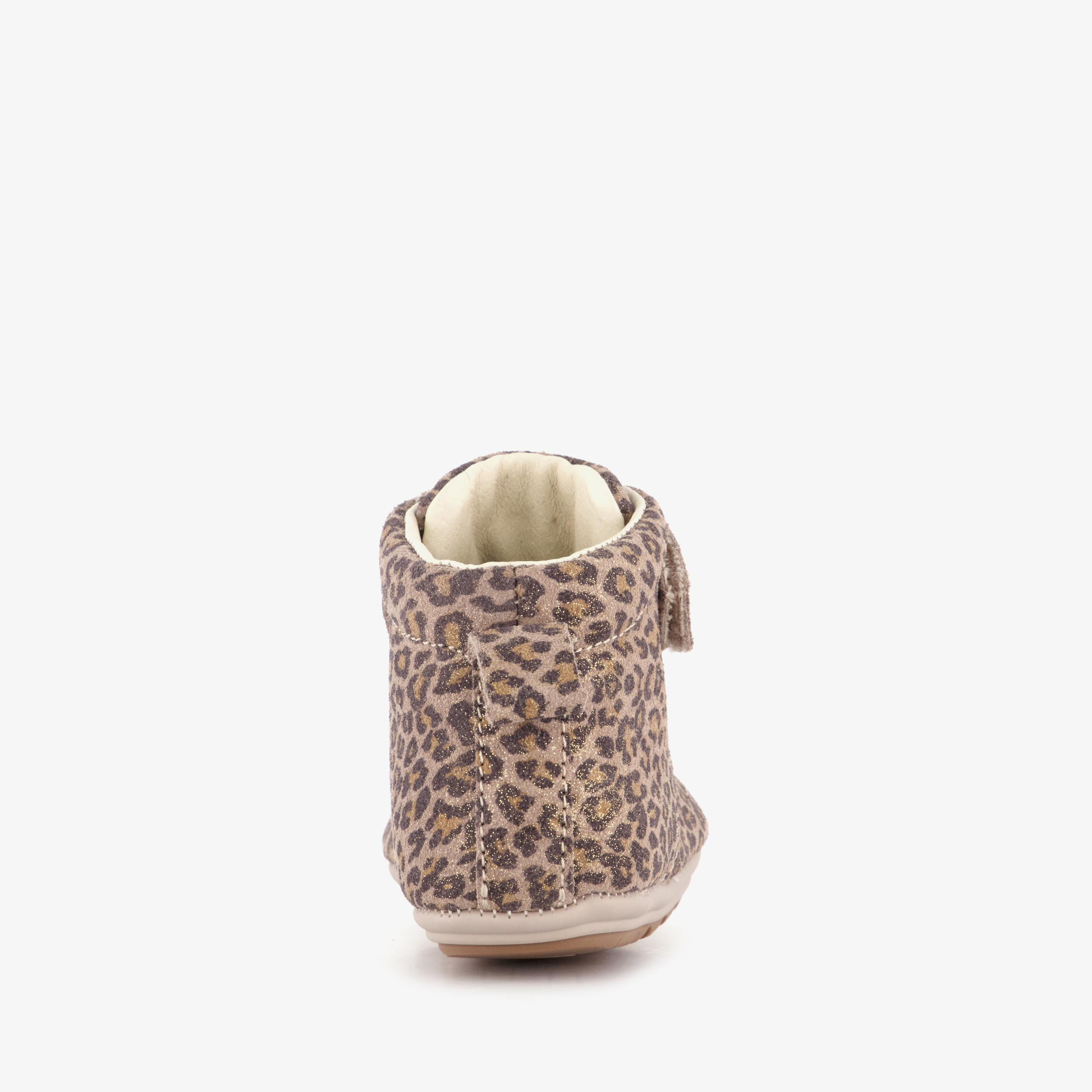 Groot leren babyschoenen met luipaardprint meisjes – foto 2