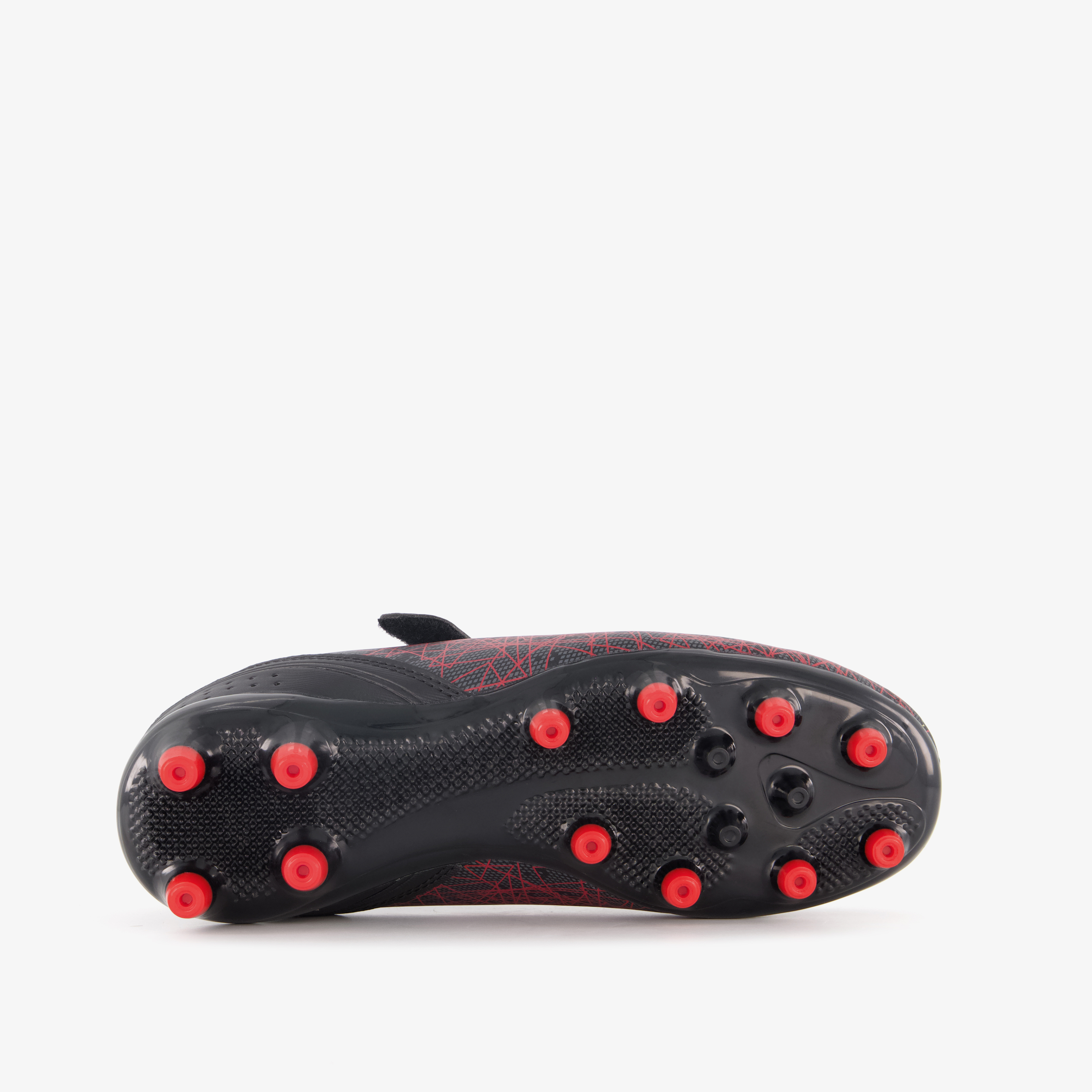 Dutchy Elevate FG kinder voetbalschoenen zwart rood meisjes veldschoenen – foto 3