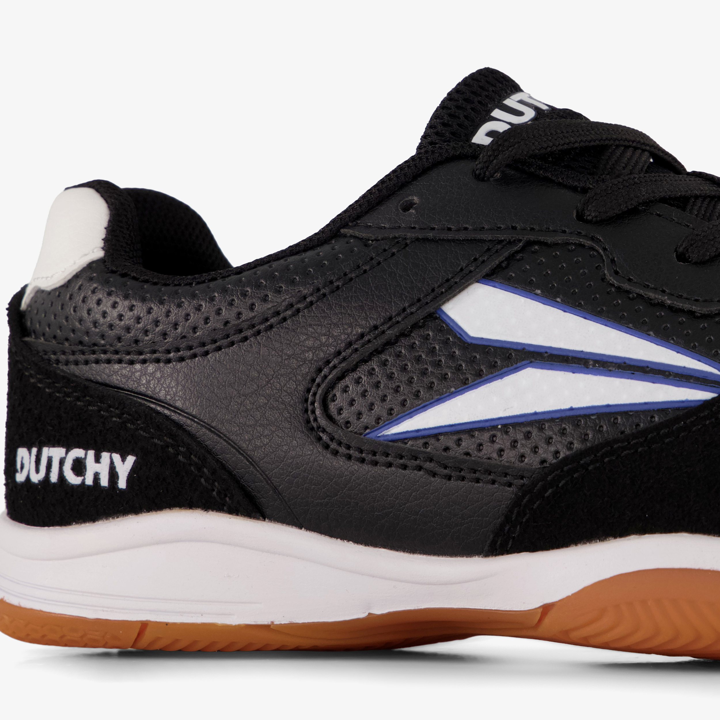 Dutchy Sharp kinder zaalschoenen IC zwart wit meisjes sportschoenen – foto 5