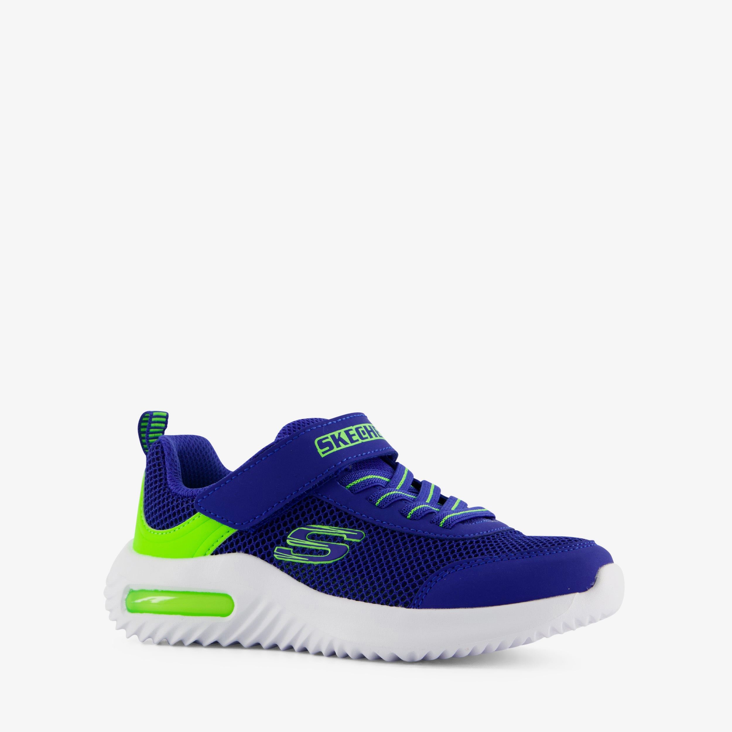 Skechers Bounder Tech jongens sneakers blauw
