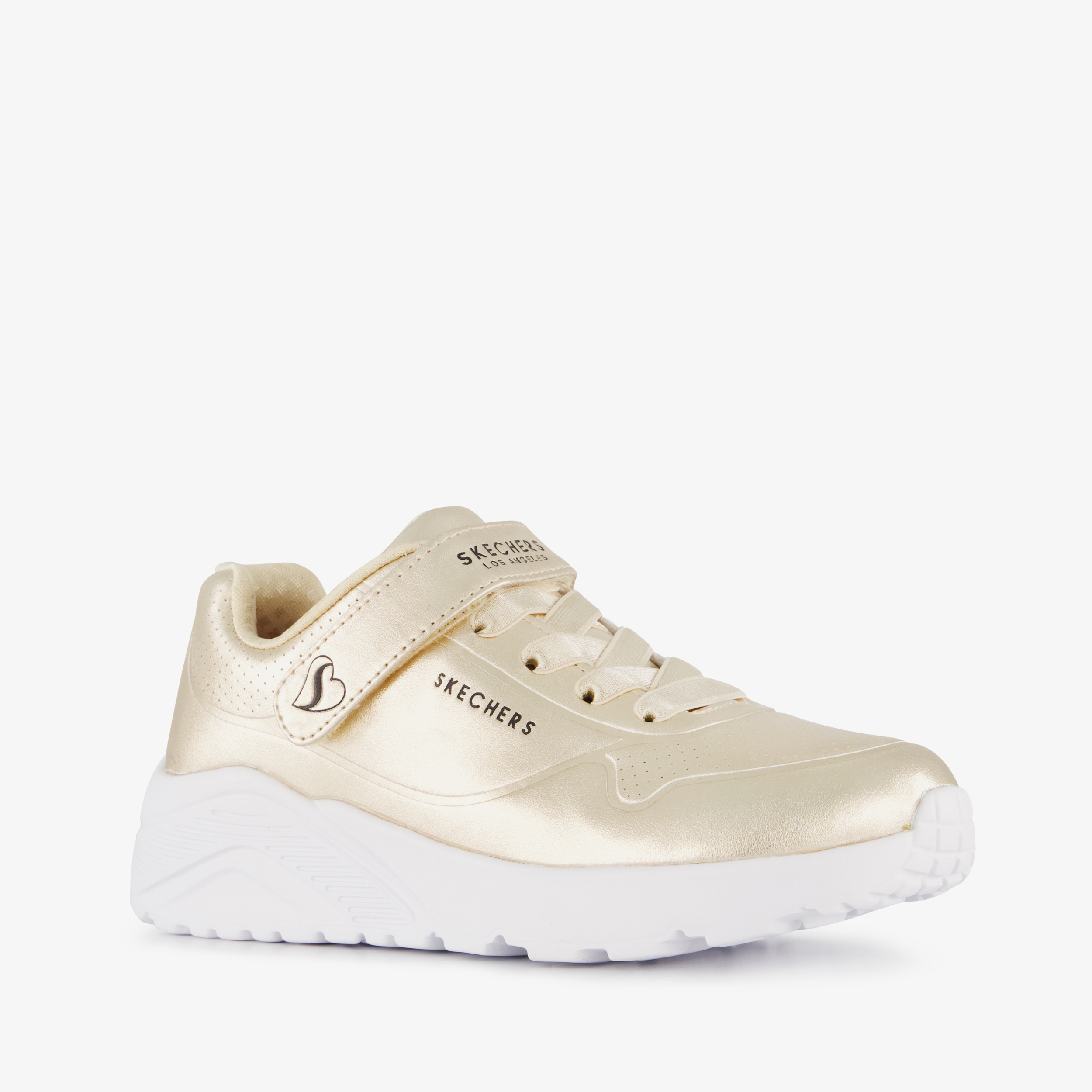 Skechers Uno Lite meisjes sneakers goud