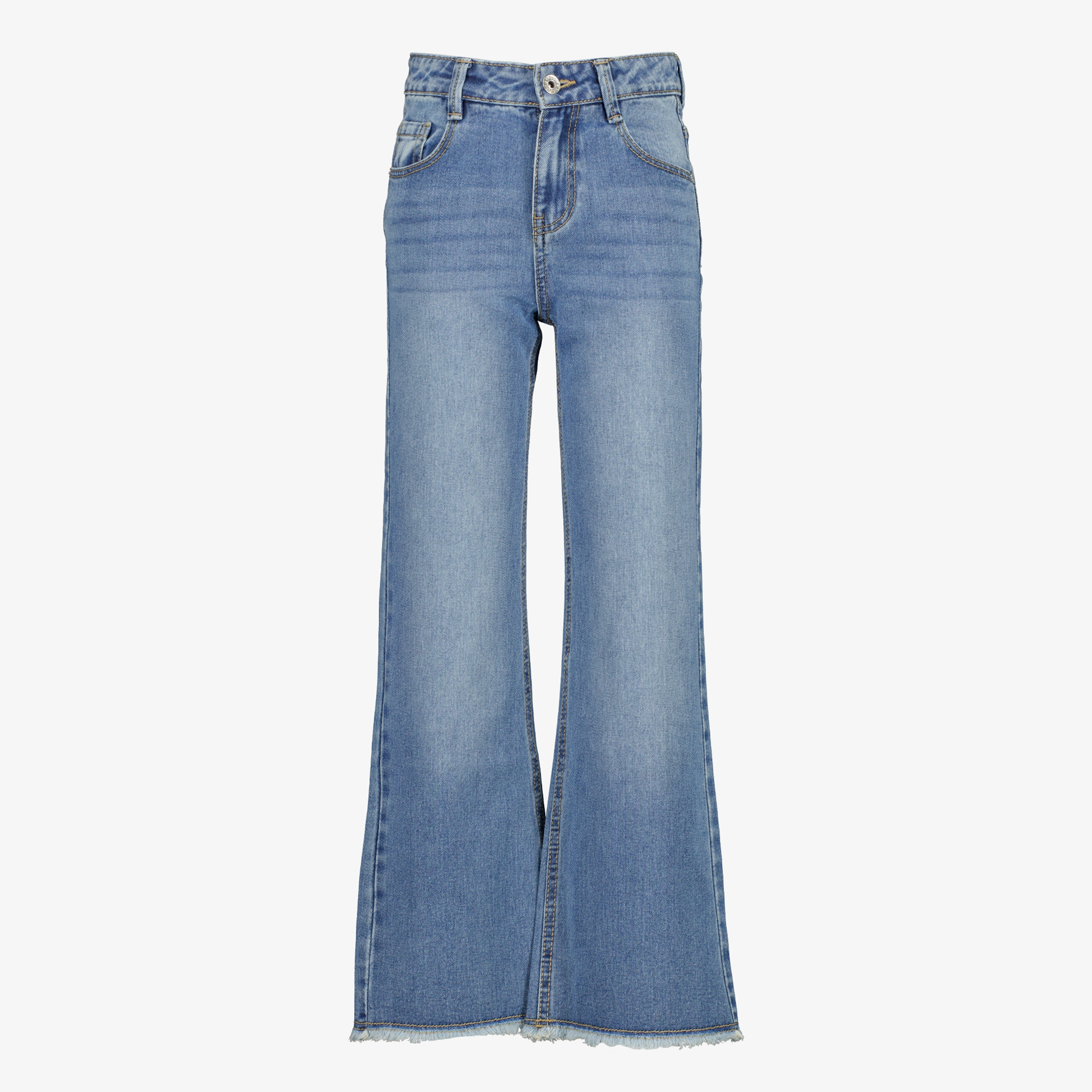 TwoDay loose fit meisjes jeans wijde pijpen blauw