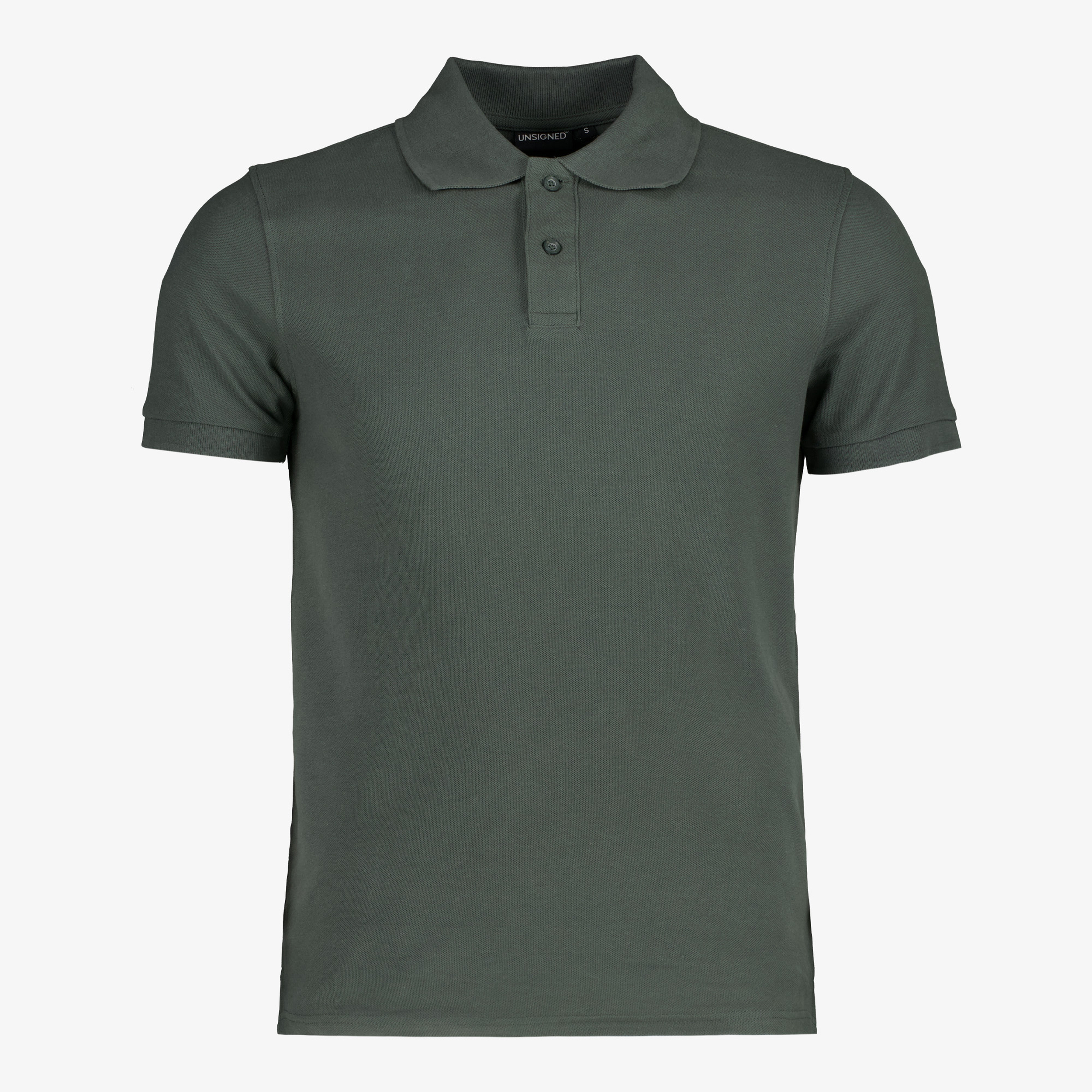 Unsigned heren polo groen t-shirts & tops