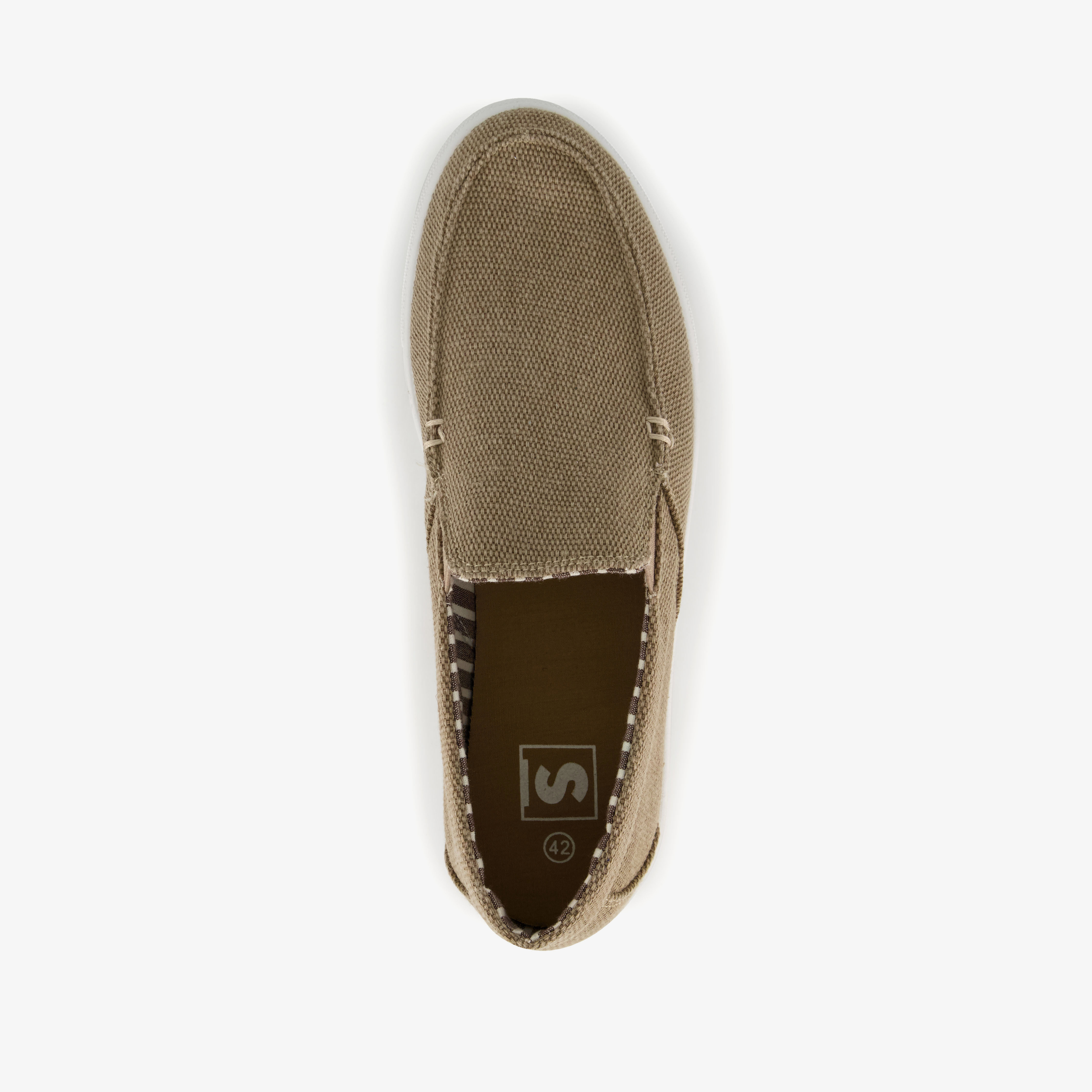 Heren instappers beige – foto 4