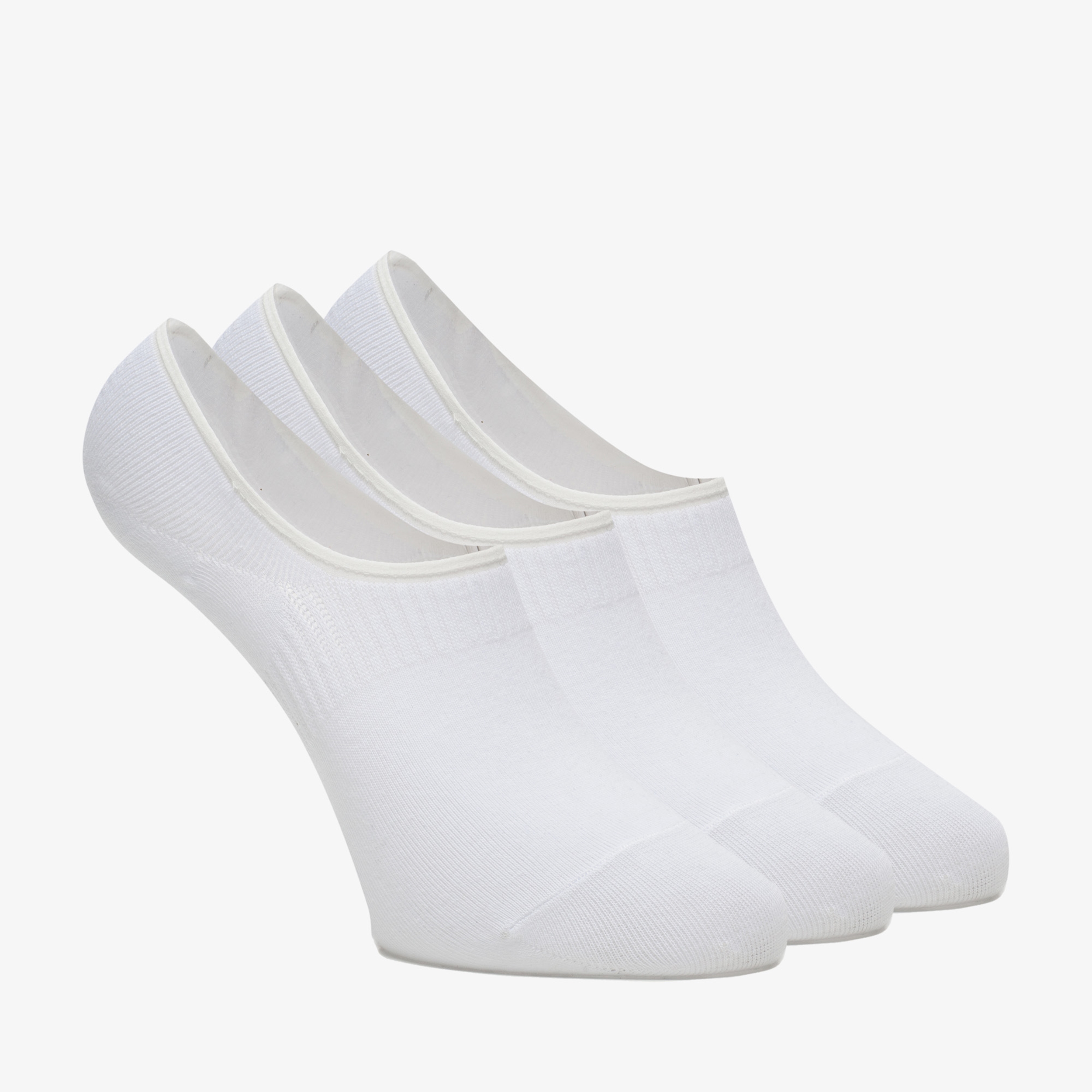 Scapino 3 paar sneakersokken wit met antislipgedeelte