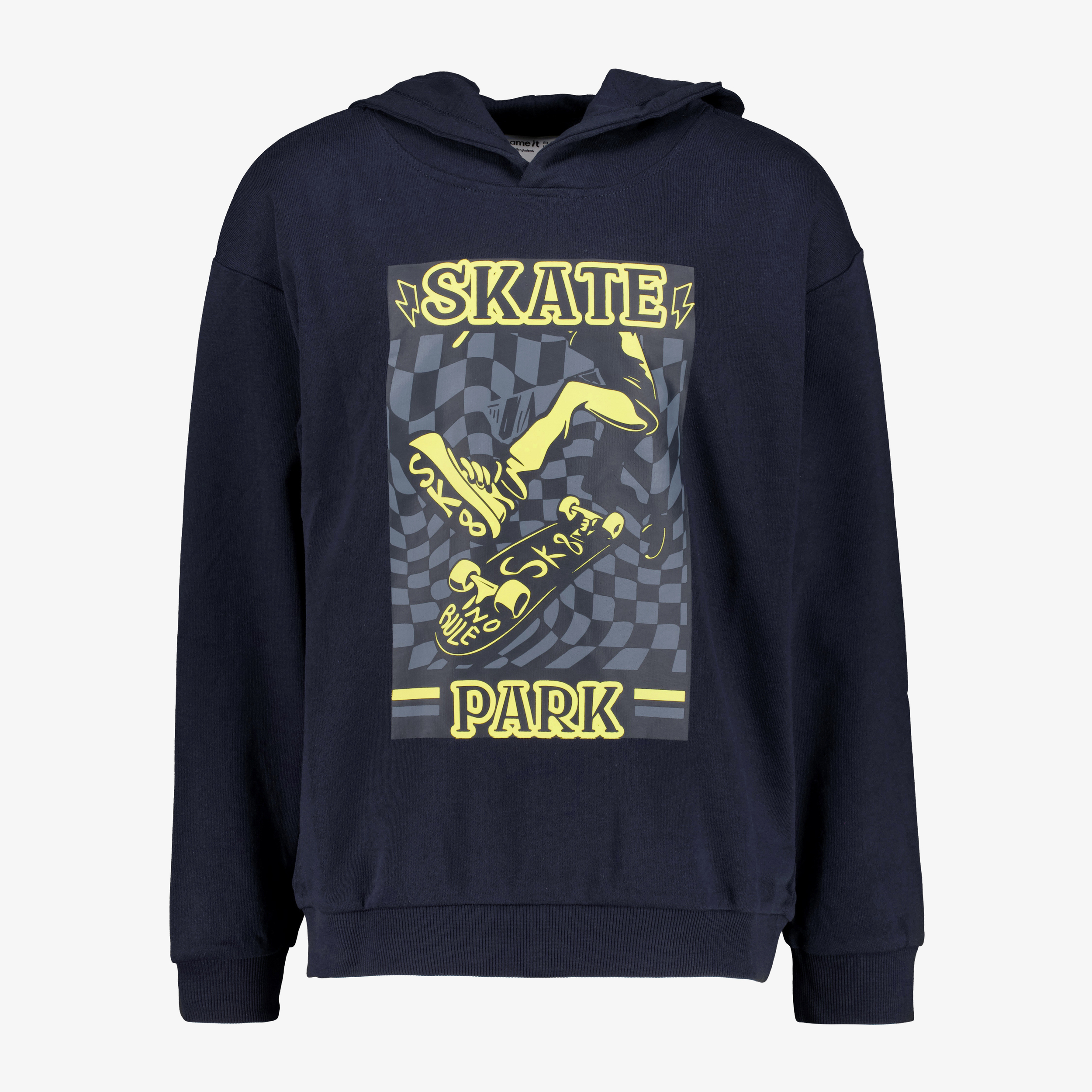 Name It jongens hoodie met opdruk blauw truien & vesten