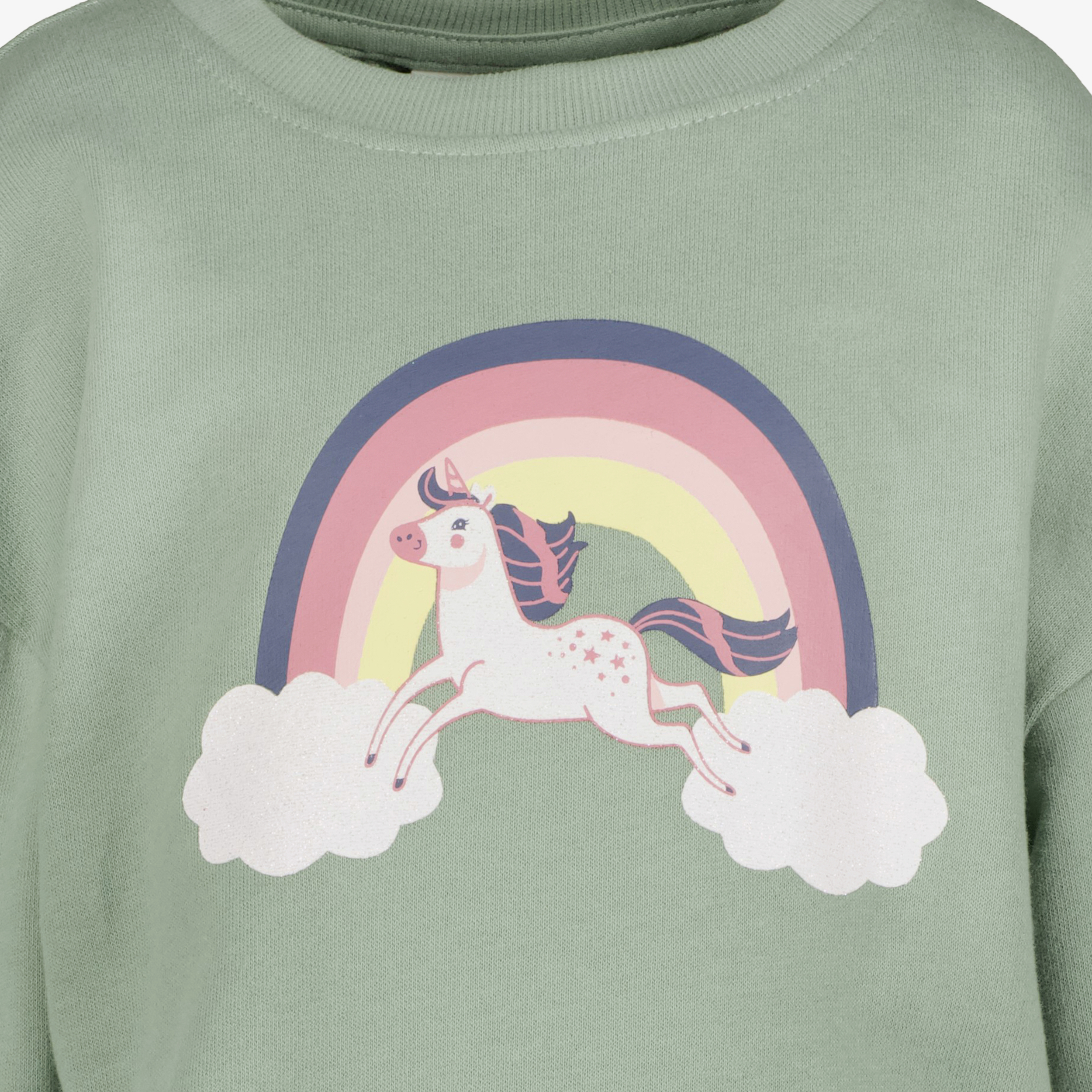 Name It meisjes sweater met regenboogprint groen truien & vesten – foto 2