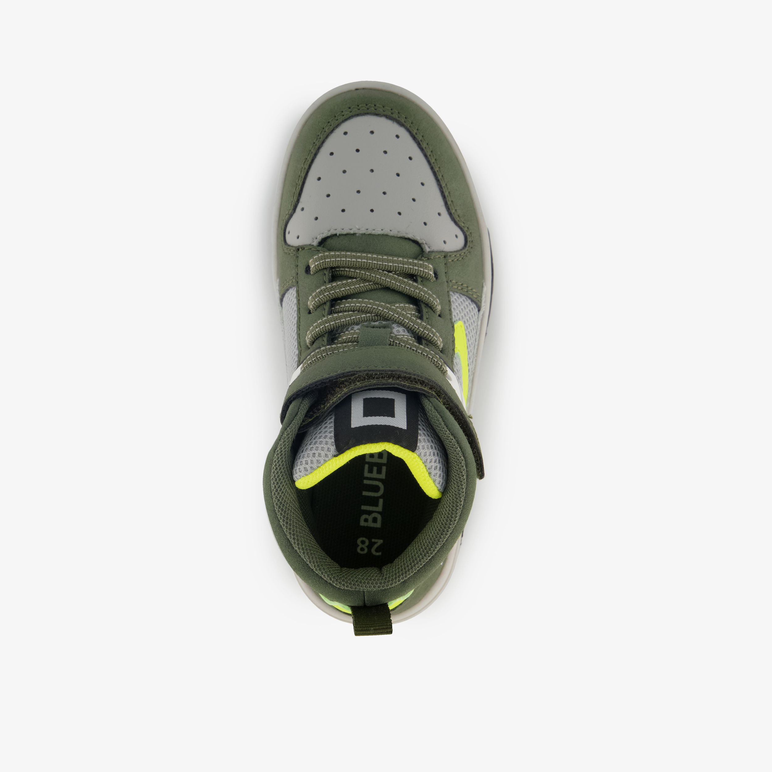 Blue Box hoge jongens sneakers groen – foto 4